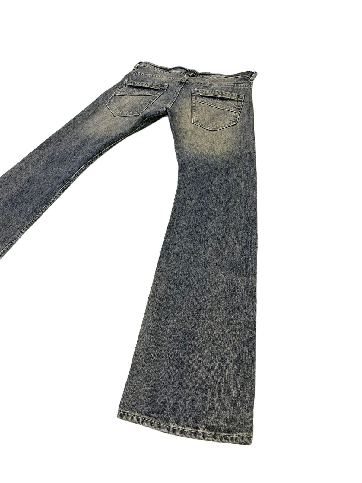 Japanese Brand Flare Jeans Boycott Distress Denim Low Rise Boot Cut 1🟦8 Size US 30 / EU 46 - 12 Thumbnail