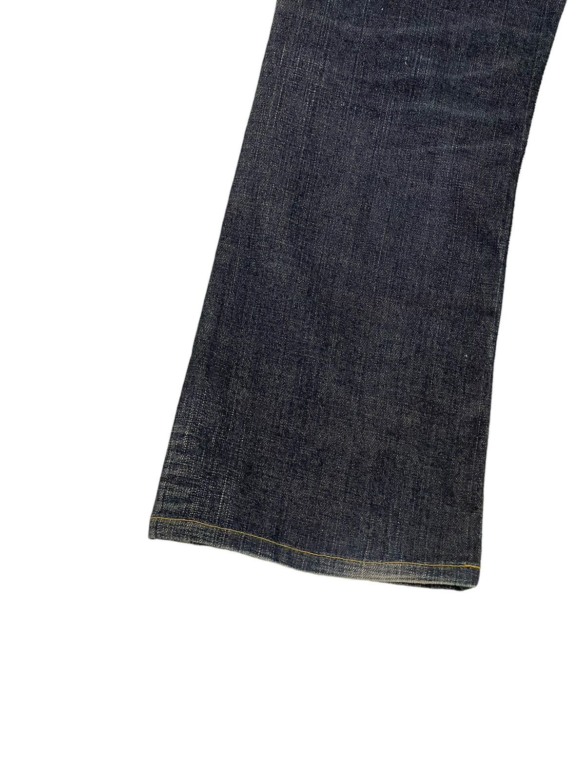 Edwin Flare Jeans Edwin Japan Distress Denim Stretch Boot Cut 1🟦8 Size US 34 / EU 50 - 15 Thumbnail