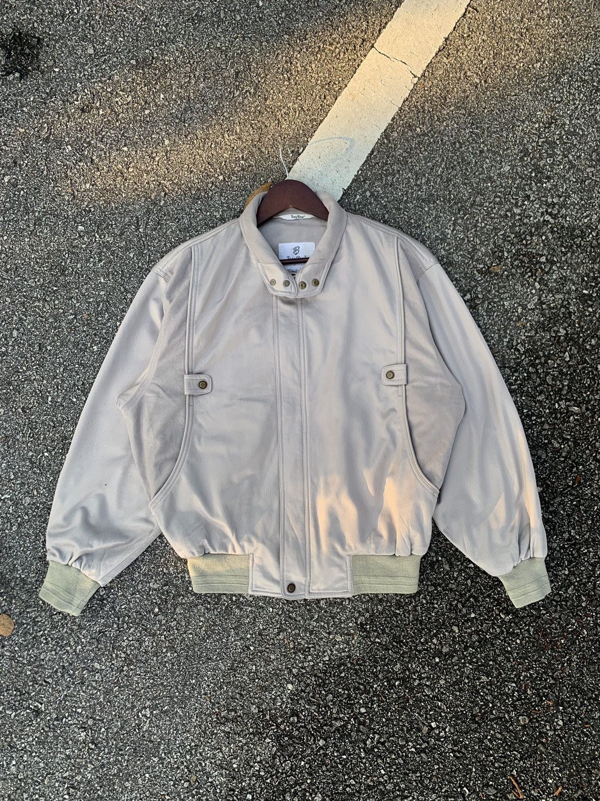 Vintage 🥷Vintage TROY BROS CALIFORNIA Bomber Jacket Size US L / EU 52-54 / 3 - 7 Thumbnail