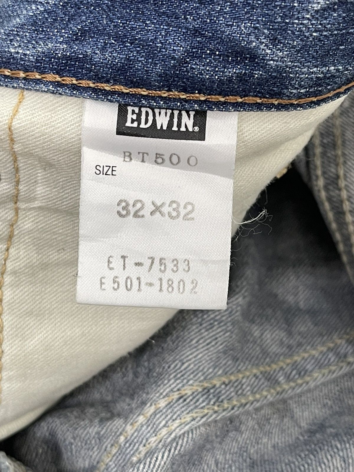 Edwin Flare Jeans Edwin Distress Denim Painted Boot Cut 1🟦8 Size US 34 / EU 50 - 20 Thumbnail