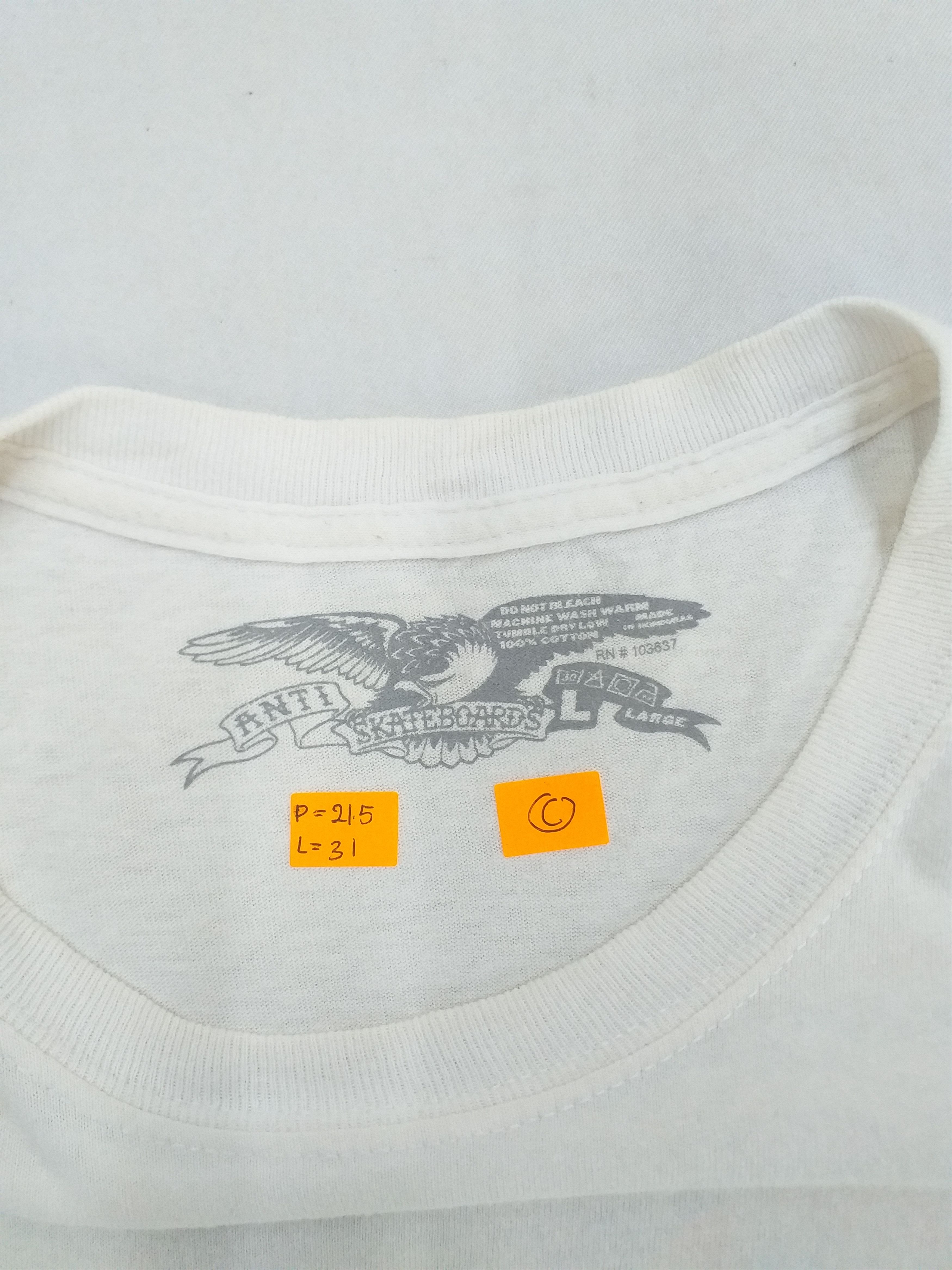 Antihero Vintage Antihero Skateboard Large T-Shirt -C089 Size US L / EU 52-54 / 3 - 6 Thumbnail