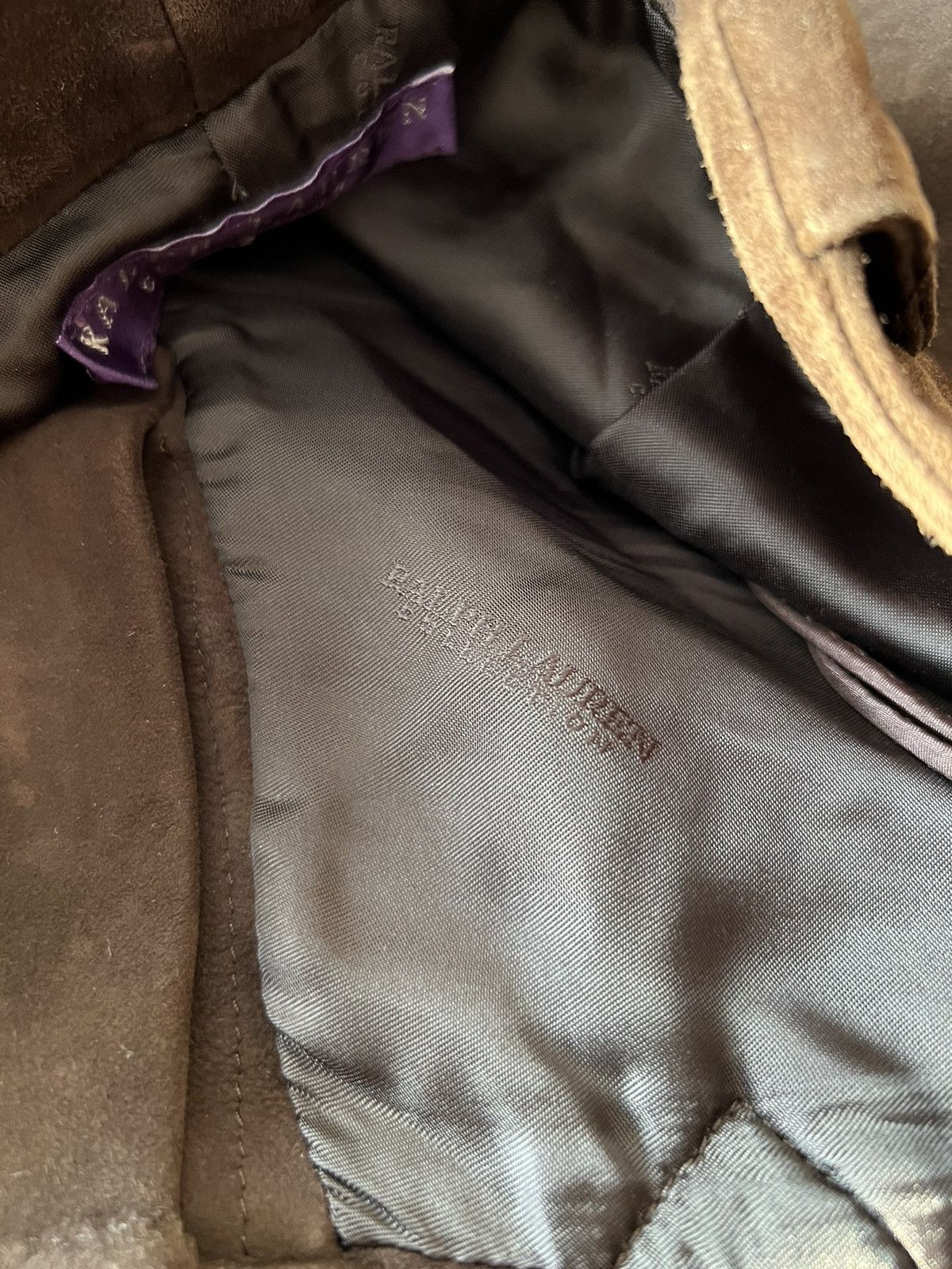Polo Ralph Lauren Polo Ralph Lauren Purple Label Brown Lamb Suede Pants Size 34" / US 12 / IT 48 - 5 Thumbnail