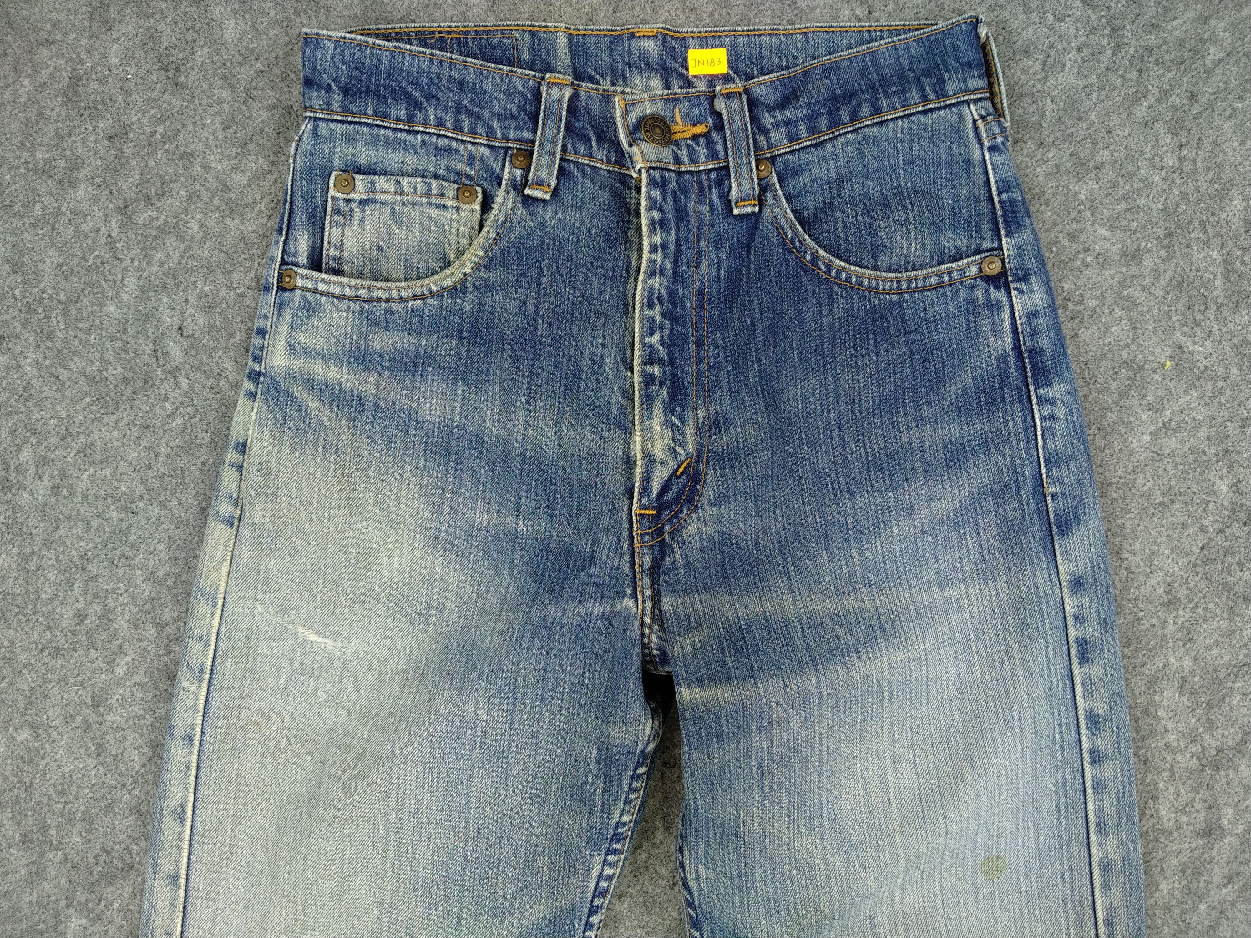 Levi's Blue Vintage Levi's 512 Distressed Denim 27x29 -JN183 Size US 27 - 3 Thumbnail