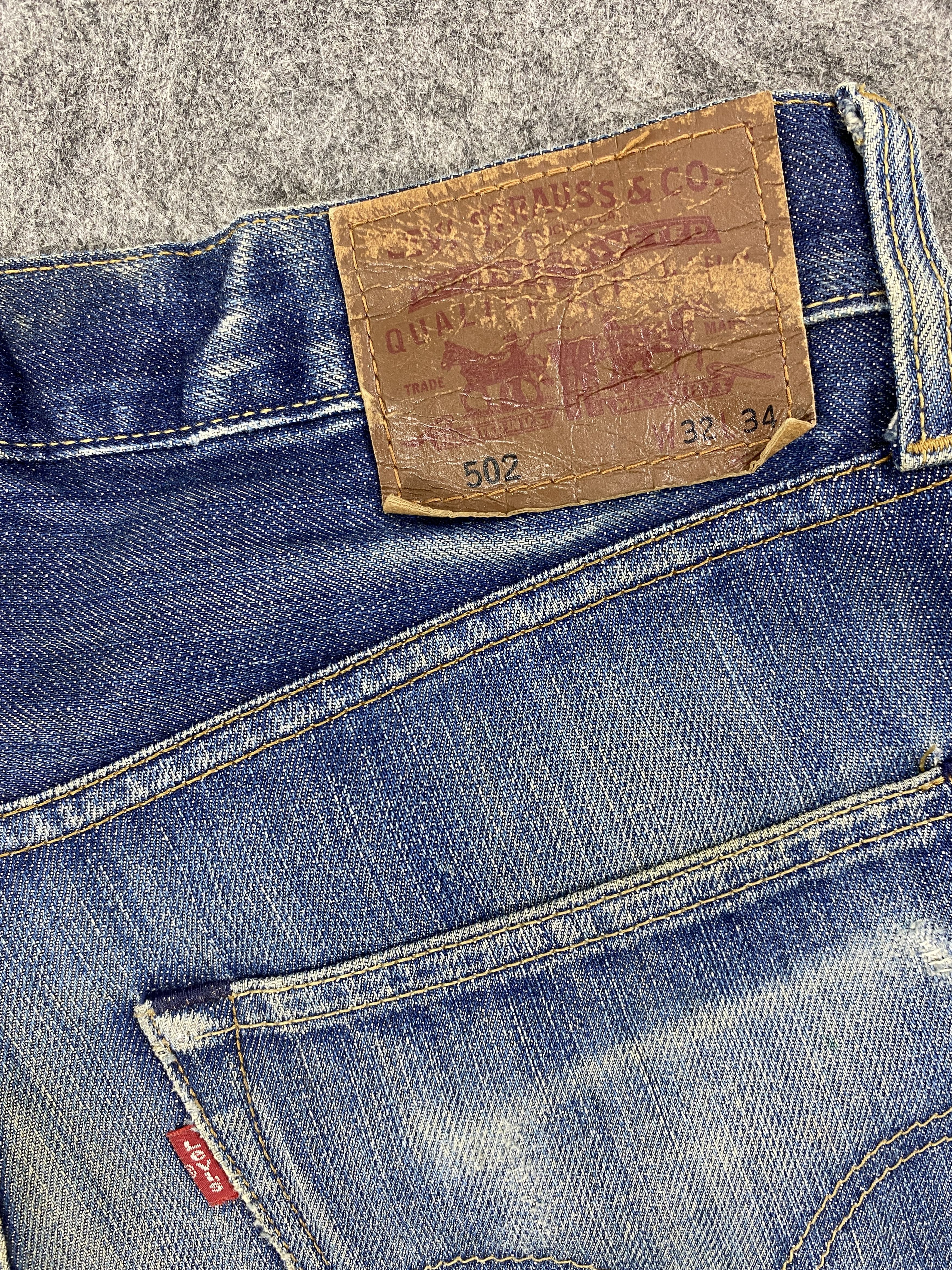 Levi's Distressed Blue Vintage Levi's 502 34x28.5 Denim -JN1922 Size US 34 / EU 50 - 9 Thumbnail
