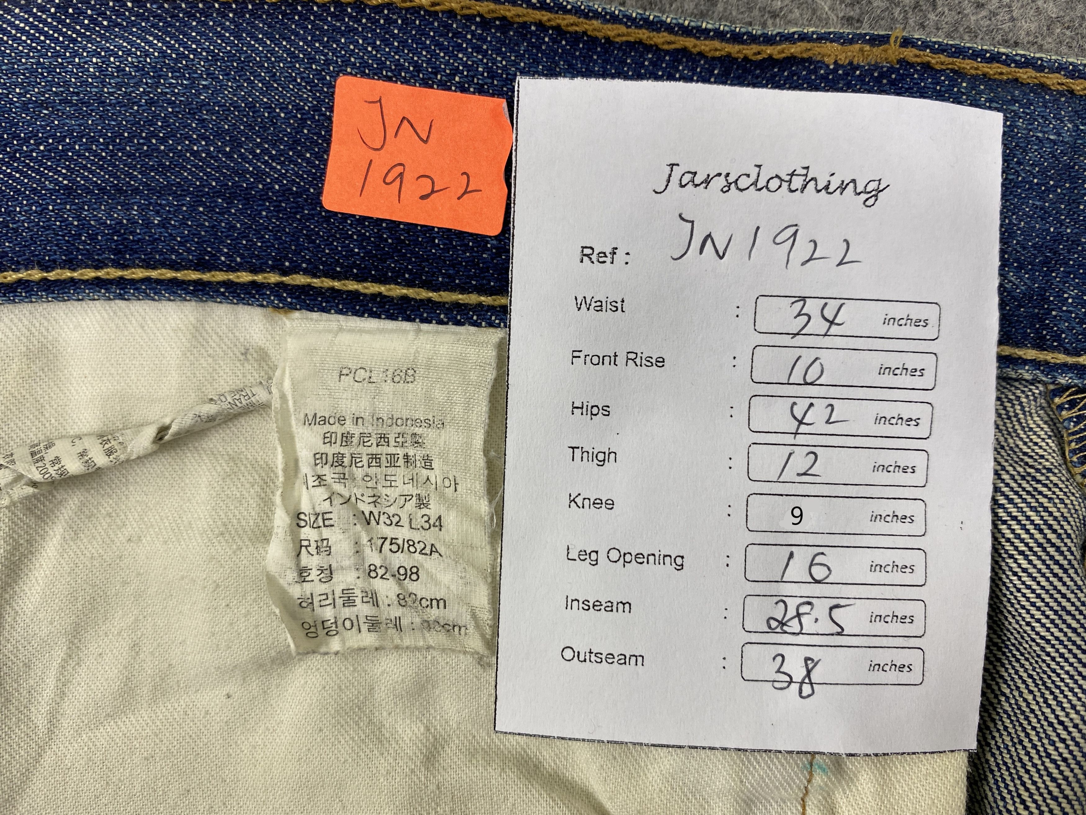 Levi's Distressed Blue Vintage Levi's 502 34x28.5 Denim -JN1922 Size US 34 / EU 50 - 7 Thumbnail