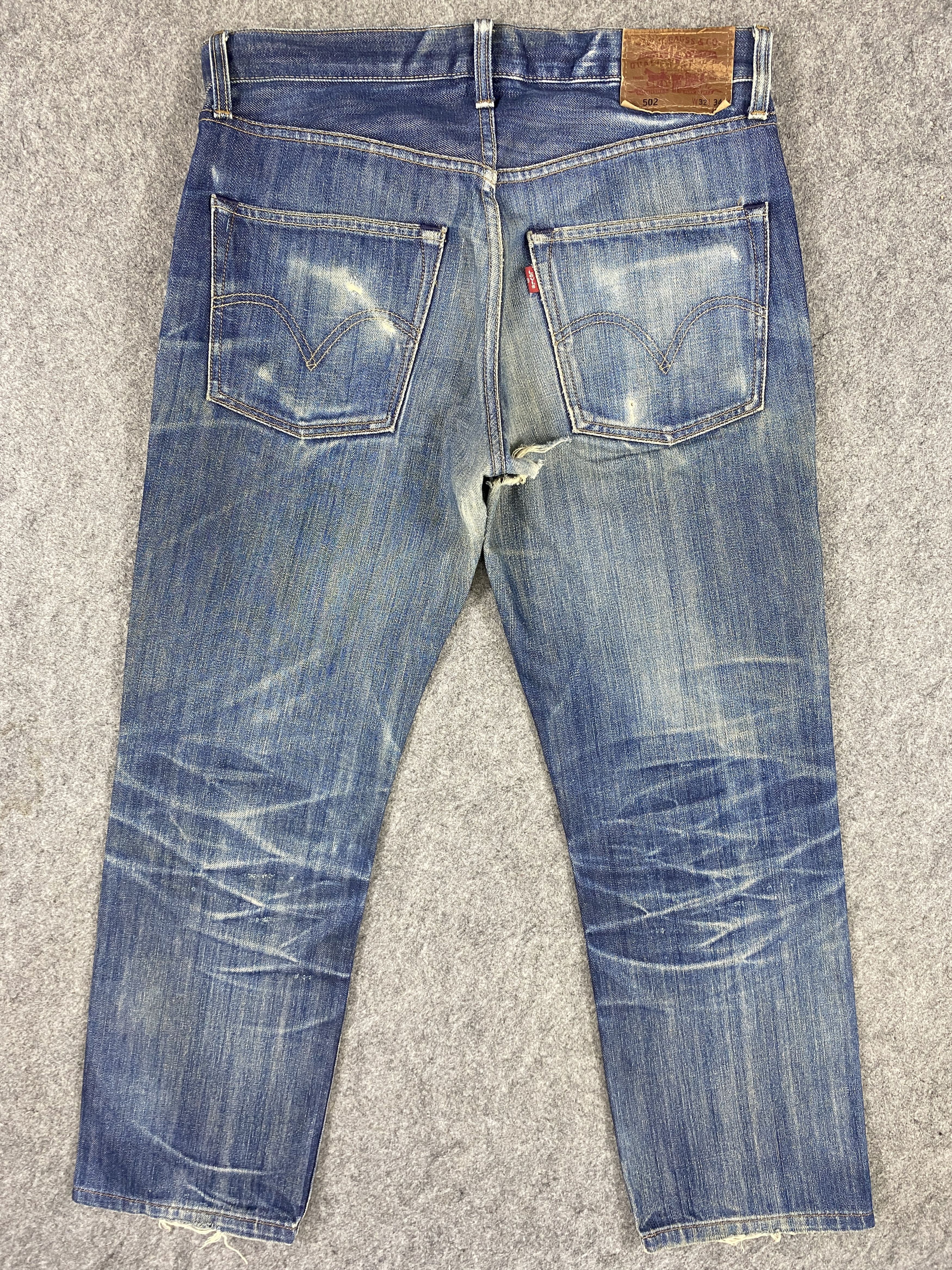 Levi's Distressed Blue Vintage Levi's 502 34x28.5 Denim -JN1922 Size US 34 / EU 50 - 2 Thumbnail