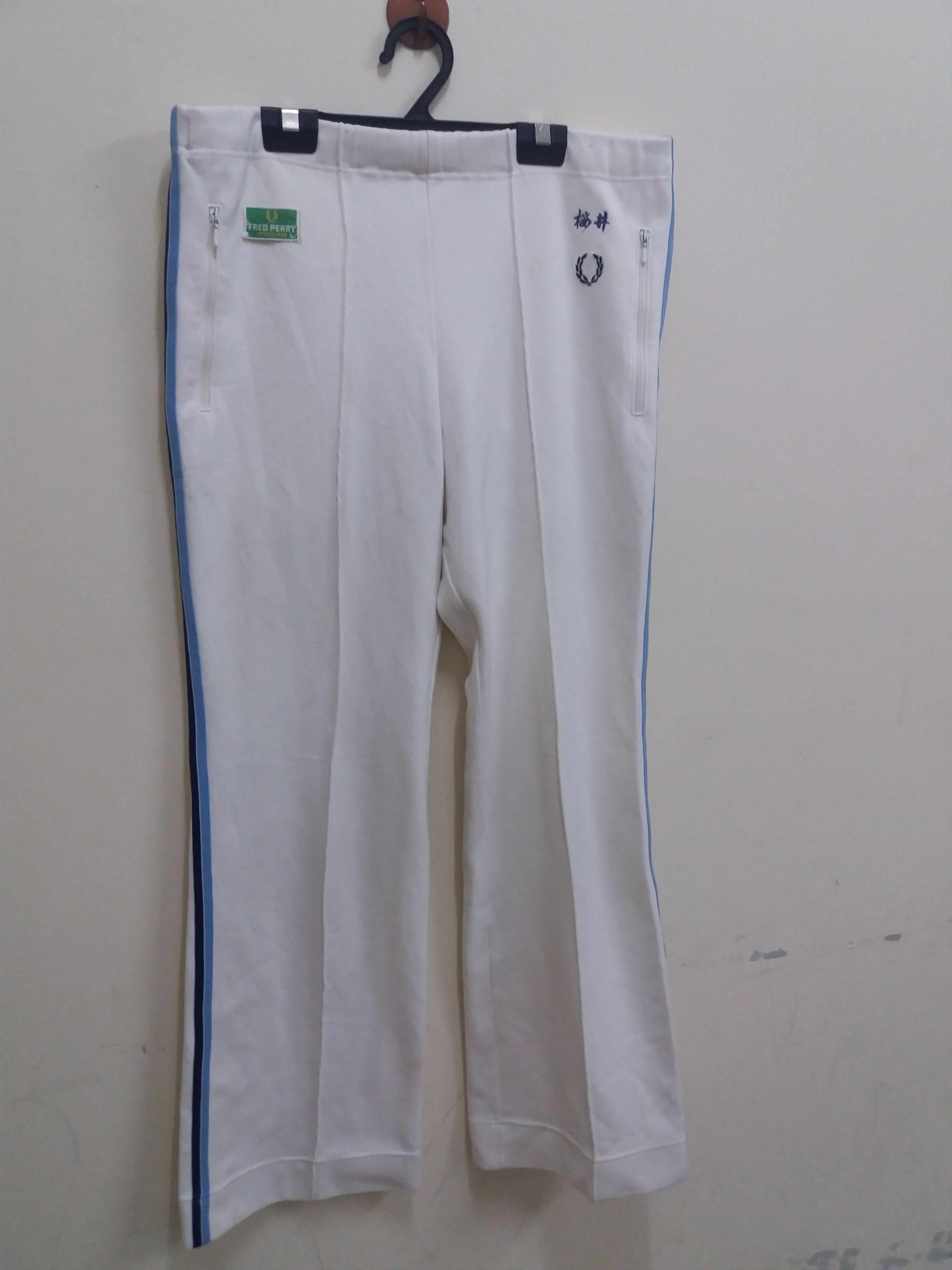 Fred Perry Vintage rare fred perry sportswear track bottom sizeL Size US 33 - 2 Thumbnail