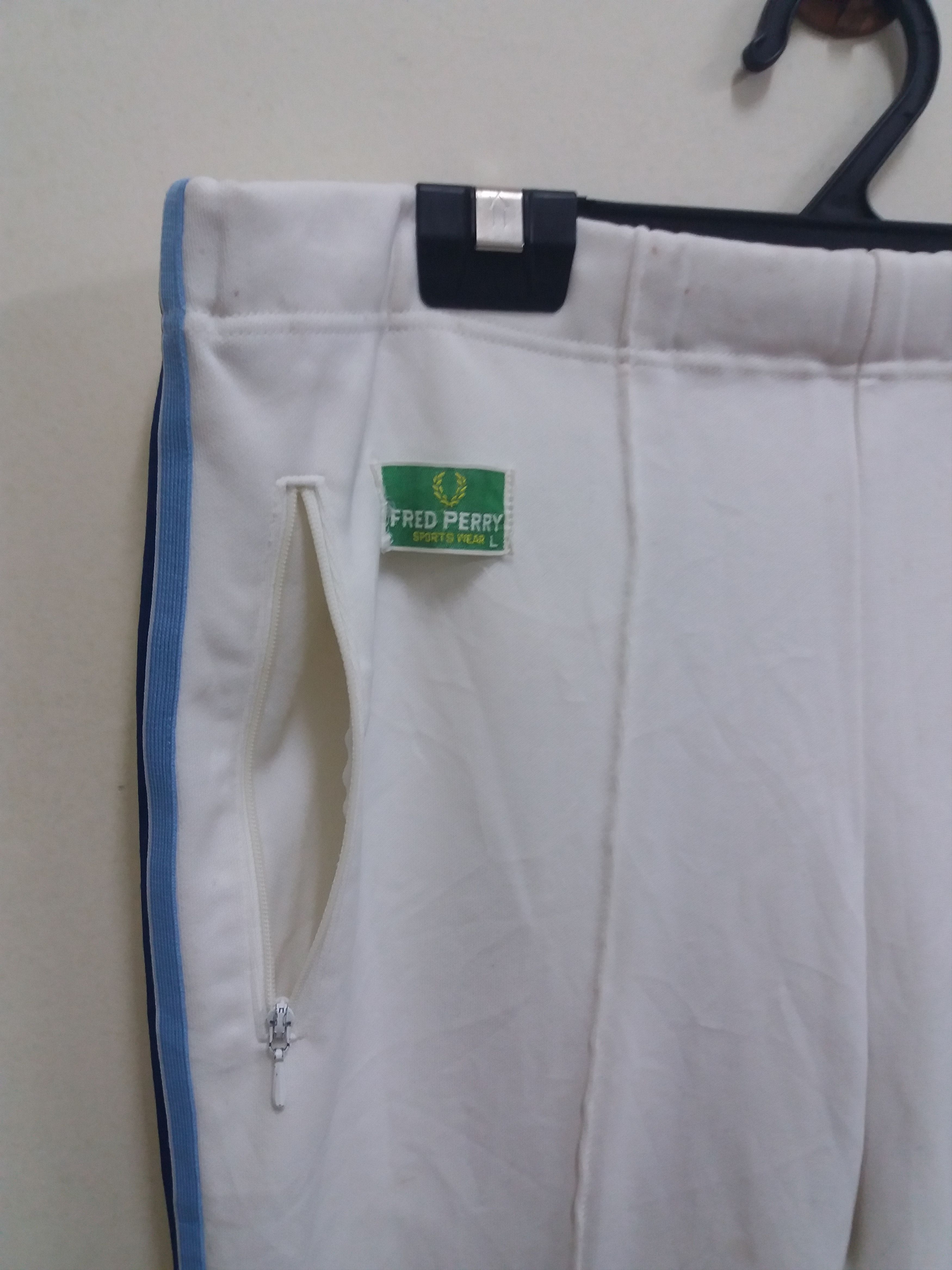 Fred Perry Vintage rare fred perry sportswear track bottom sizeL Size US 33 - 3 Thumbnail