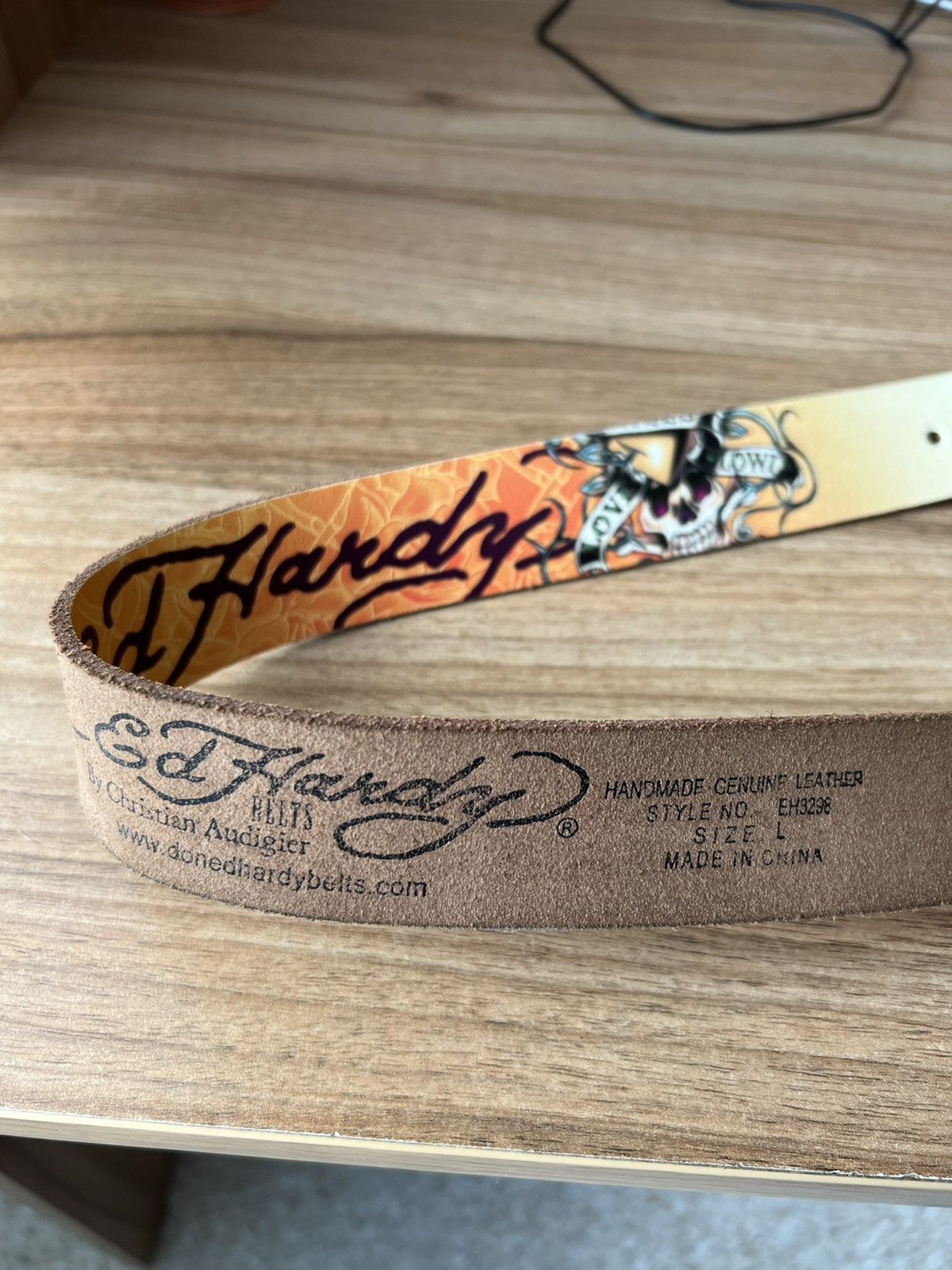 Ed Hardy Leather Belt