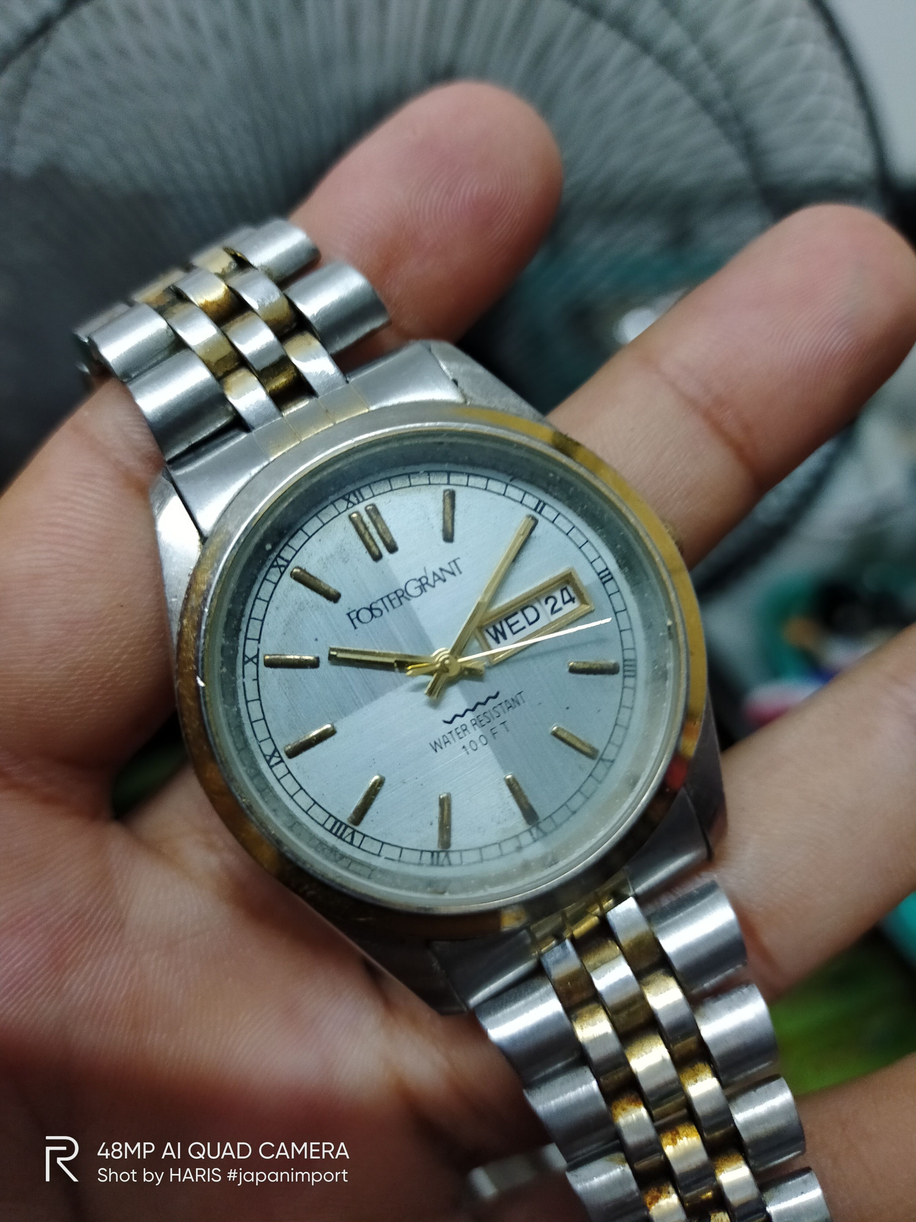 Vintage Retro Foster Grant very old watch. Japanese Watch Grailed