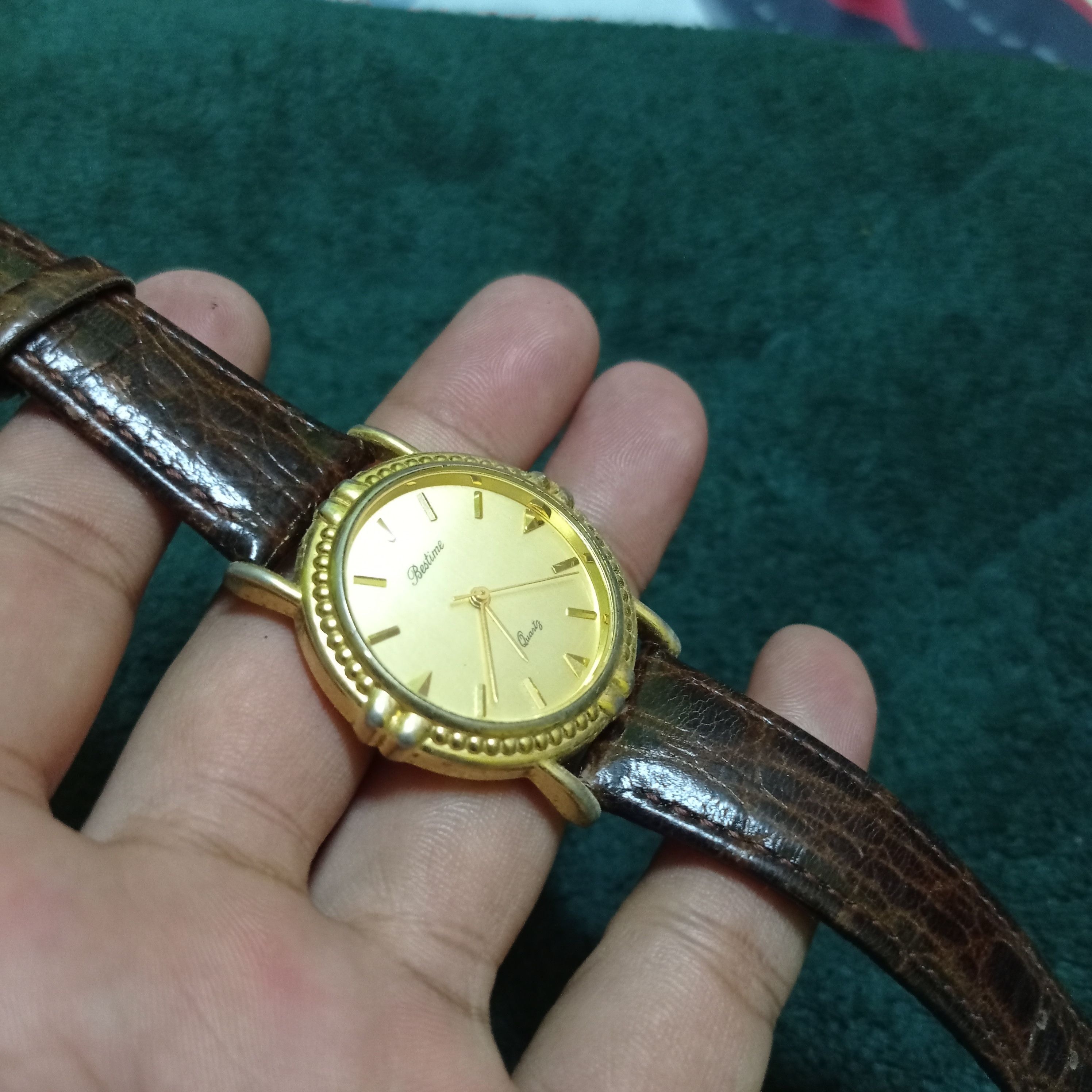 Japanese Brand Retro Old watch by BESTIME QUARTZ ❌ JAPANESE WATCH Size ONE SIZE - 6 Thumbnail