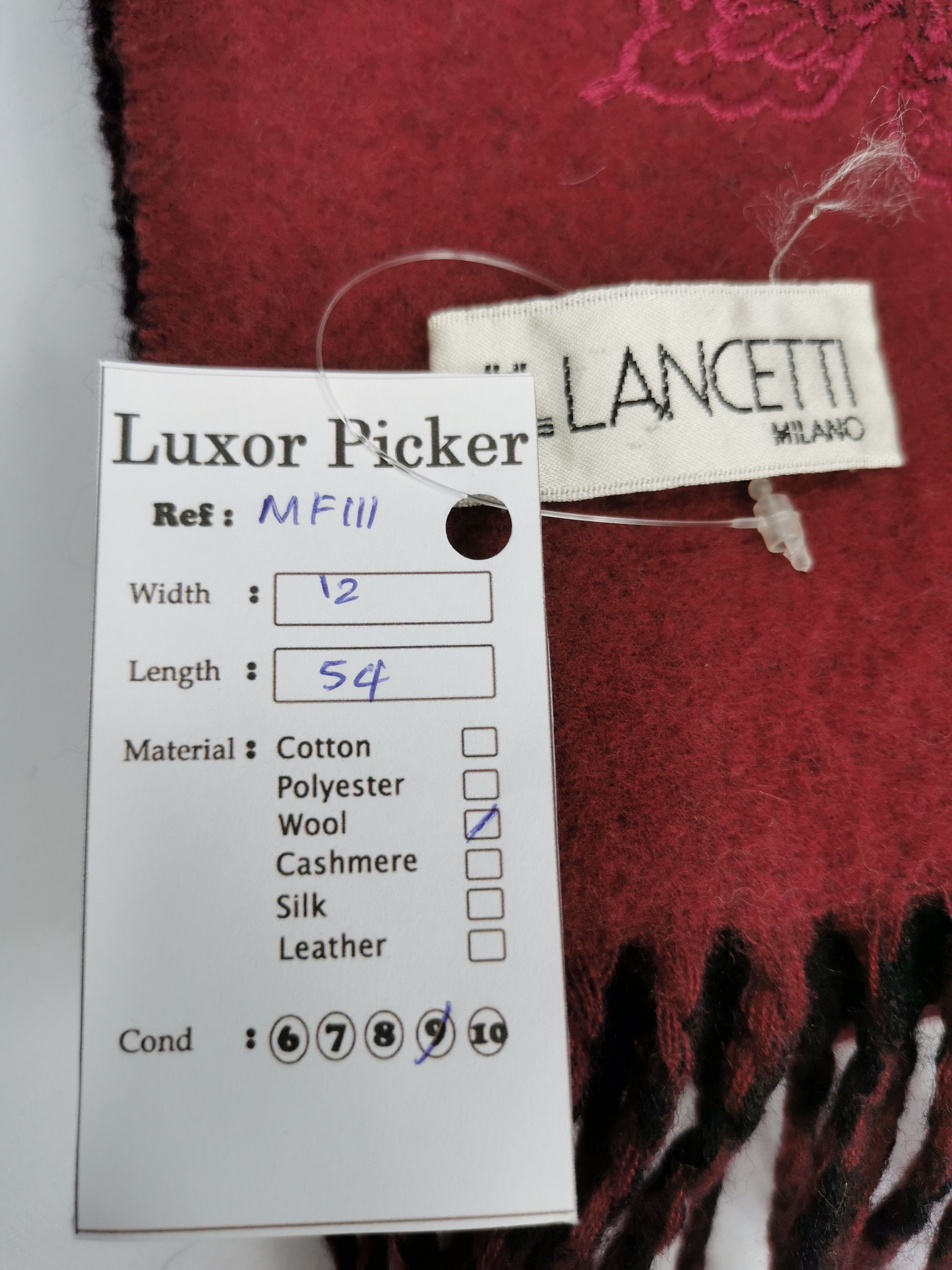 Lancel × Vintage Lancel scarf muffler Size ONE SIZE - 3 Thumbnail