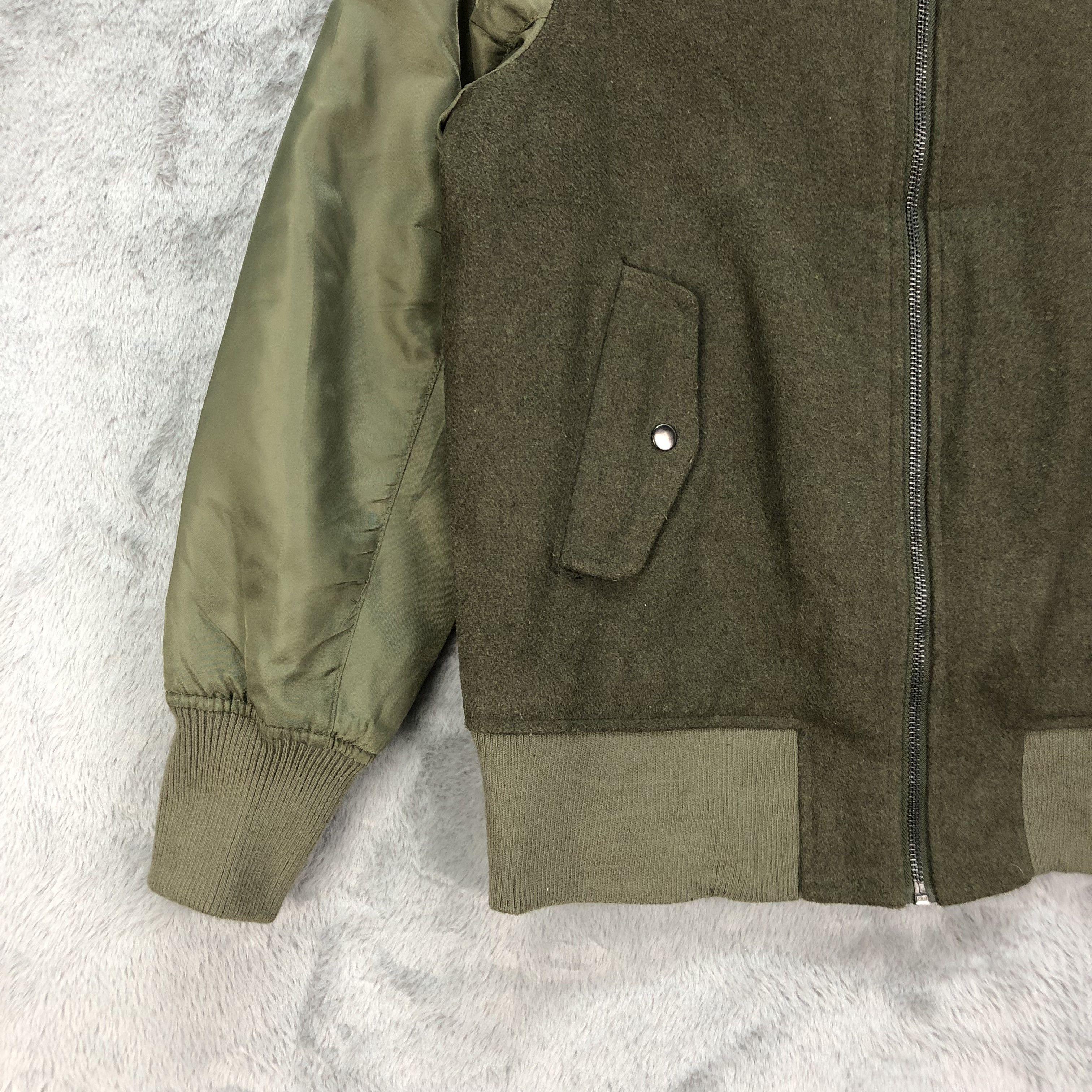 Japanese Brand Retro Girl Military Style Wool Bomber Jacket #4830-172 Size US S / EU 44-46 / 1 - 4 Thumbnail