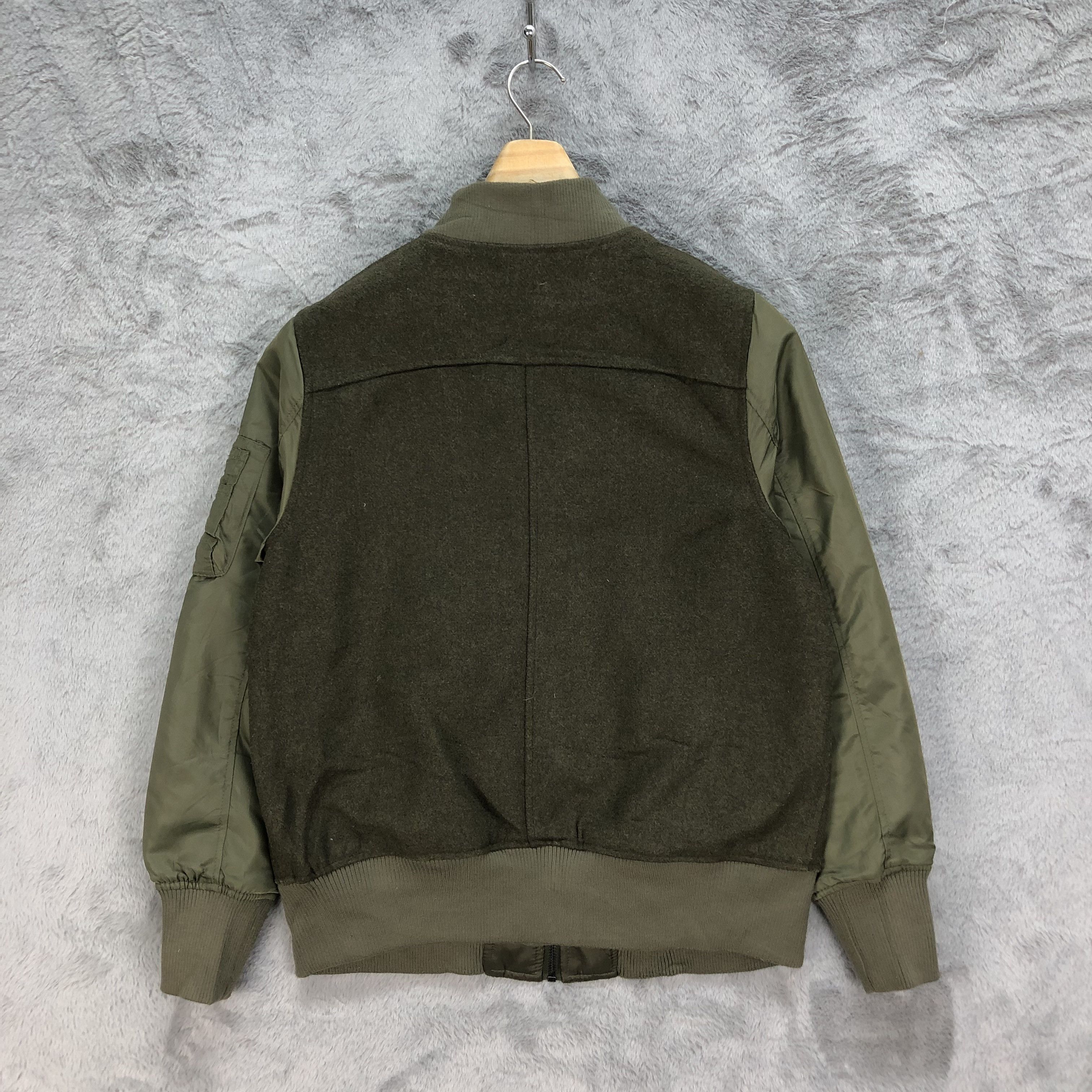 Japanese Brand Retro Girl Military Style Wool Bomber Jacket #4830-172 Size US S / EU 44-46 / 1 - 11 Thumbnail