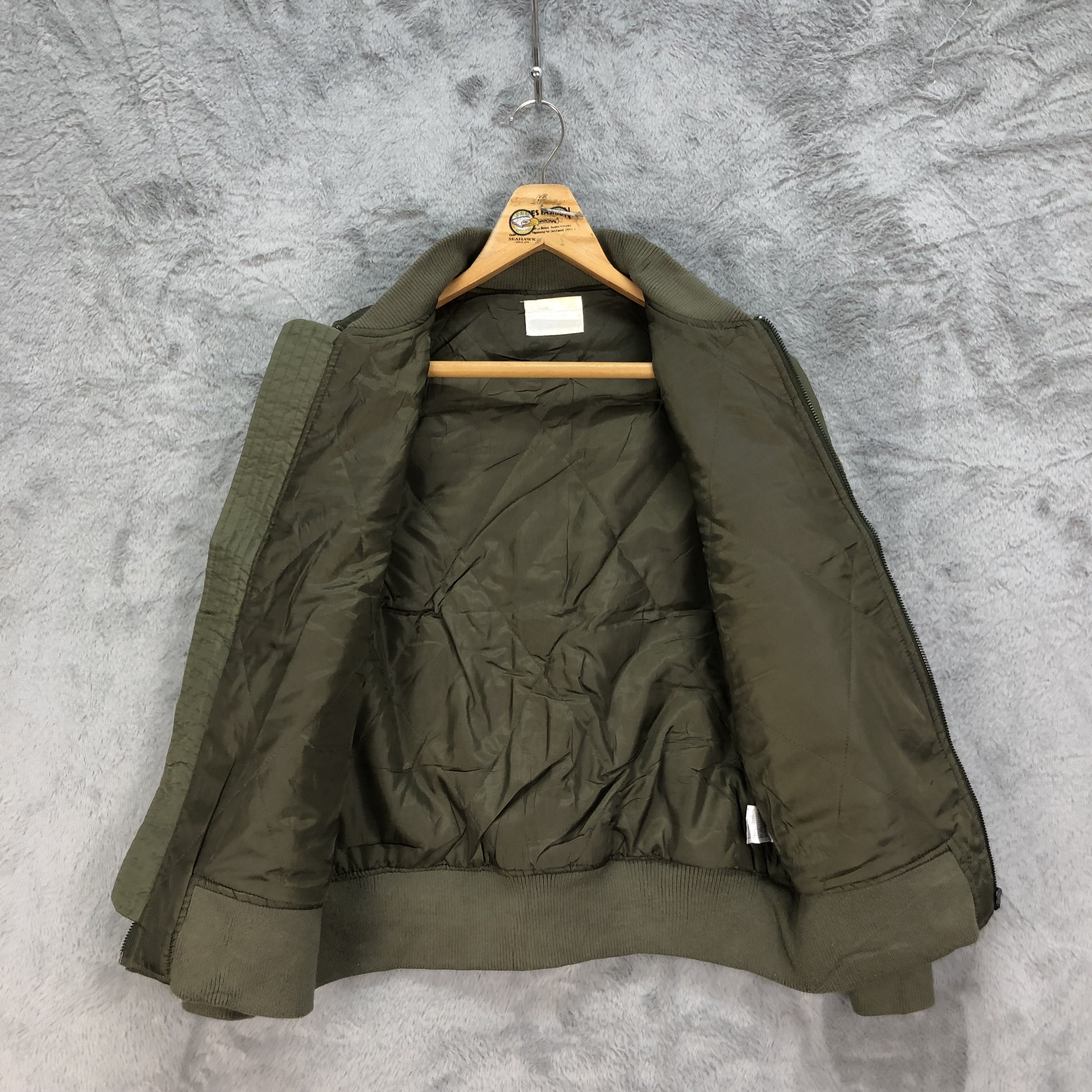 Japanese Brand Retro Girl Military Style Wool Bomber Jacket #4830-172 Size US S / EU 44-46 / 1 - 7 Thumbnail