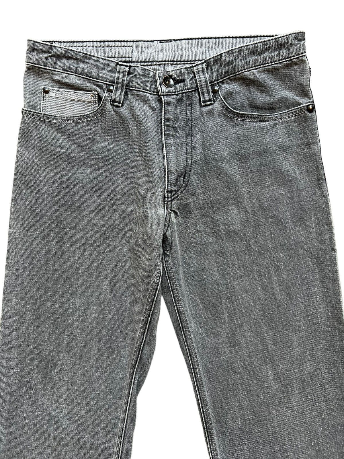 Vintage Jun Takahashi Denim Jeans Jun Men Grey Denim Jeans 29x27.5 Size US 29 - 3 Thumbnail