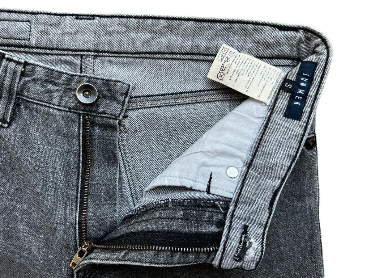 Vintage Jun Takahashi Denim Jeans Jun Men Grey Denim Jeans 29x27.5 Size US 29 - 7 Thumbnail