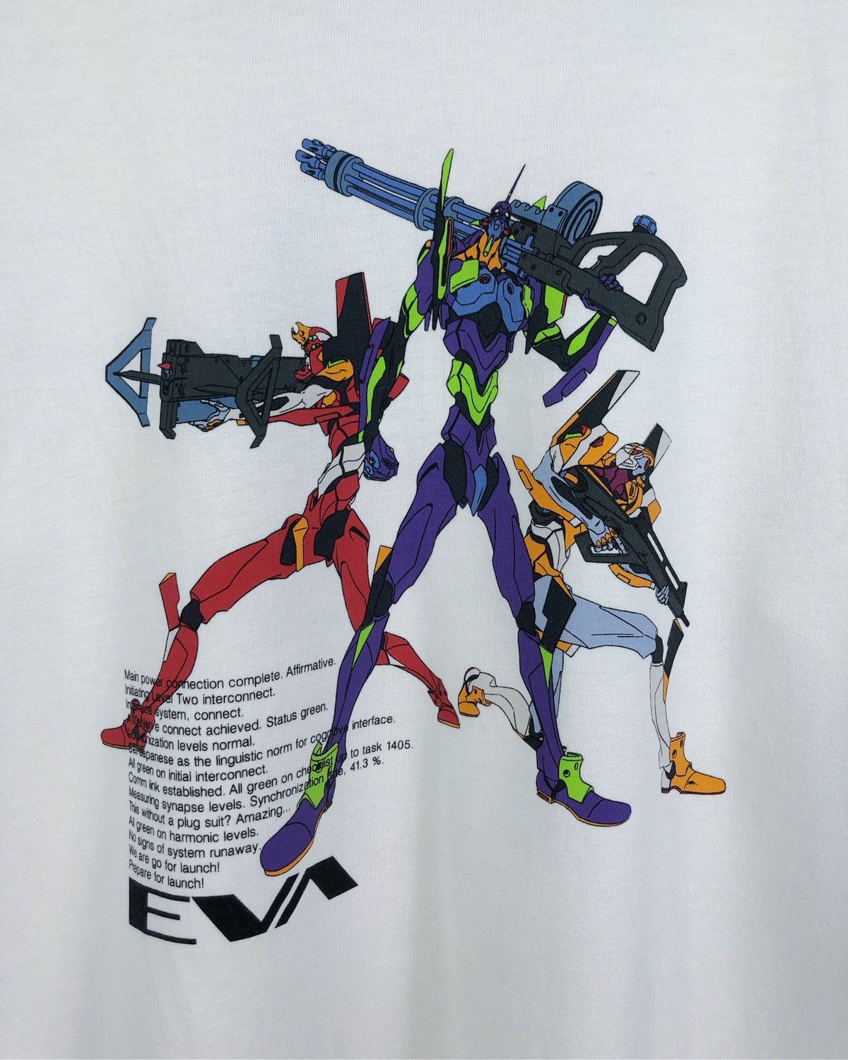 Anime Rare Uniqlo X Evangelion Tee Size US L / EU 52-54 / 3 - 3 Thumbnail