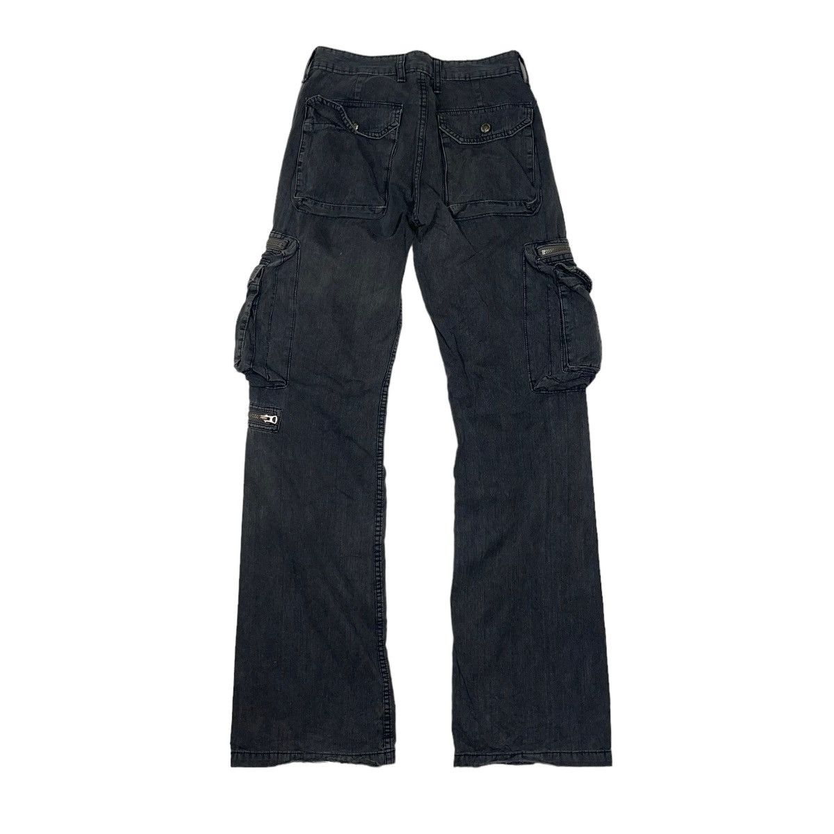If Six Was Nine × Seditionaries Surplus Y2K Sun Faded Tactical FLARE Cargo Pants Size US 27 - 2 Thumbnail