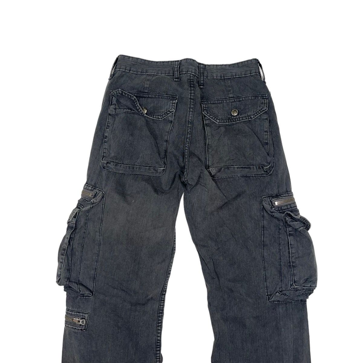 If Six Was Nine × Seditionaries Surplus Y2K Sun Faded Tactical FLARE Cargo Pants Size US 27 - 4 Thumbnail