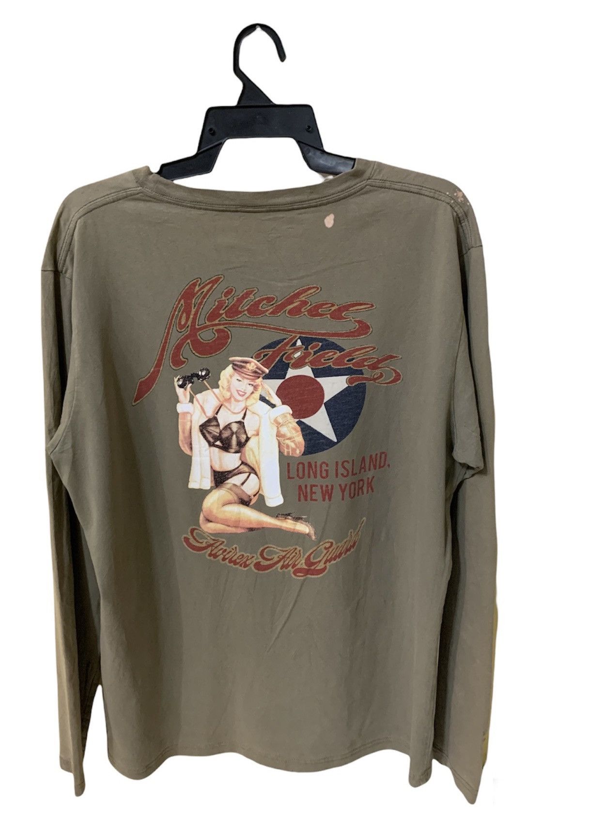 Avirex × Vintage Vintage Avirex Naked Girl Long Sleeves Shirt Sunfaded Size US XXL / EU 58 / 5 - 1 Thumbnail