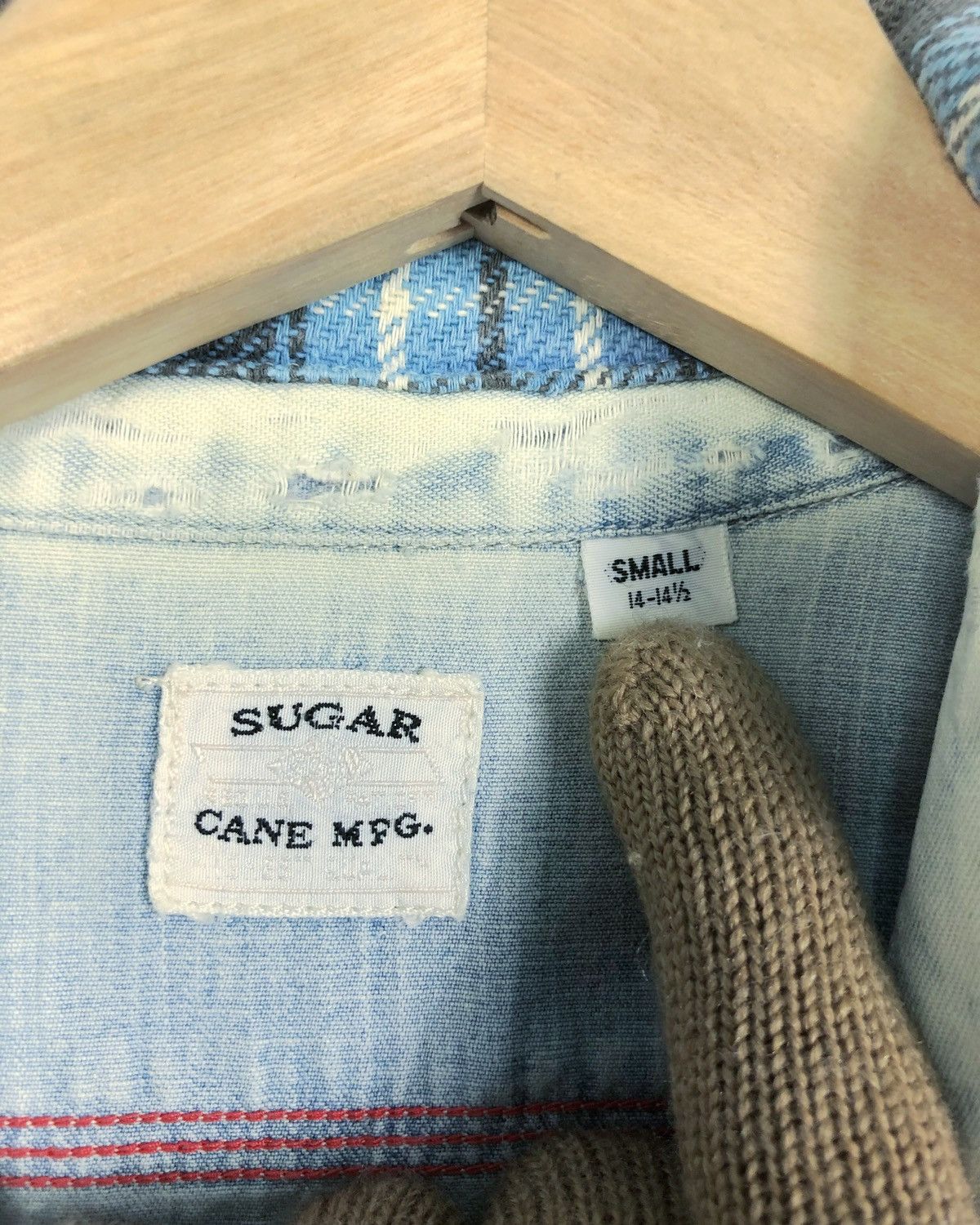 Sugar Cane × Vintage Vintage Sugar Cane Patchwork Button Ups Shirt Nice Design Size US S / EU 44-46 / 1 - 11 Thumbnail