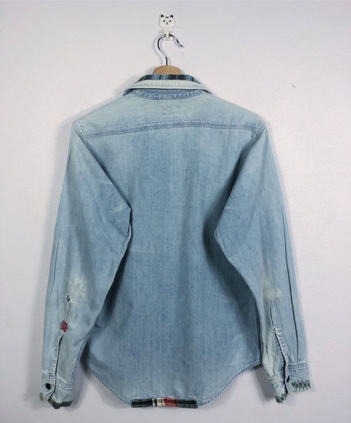 Sugar Cane × Vintage Vintage Sugar Cane Patchwork Button Ups Shirt Nice Design Size US S / EU 44-46 / 1 - 8 Thumbnail