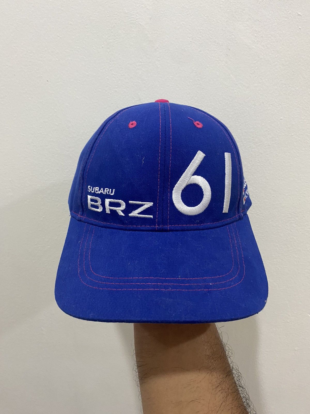 image of Subaru Brz Japan Gt3000 Team Racing Hat in Blue, Men's