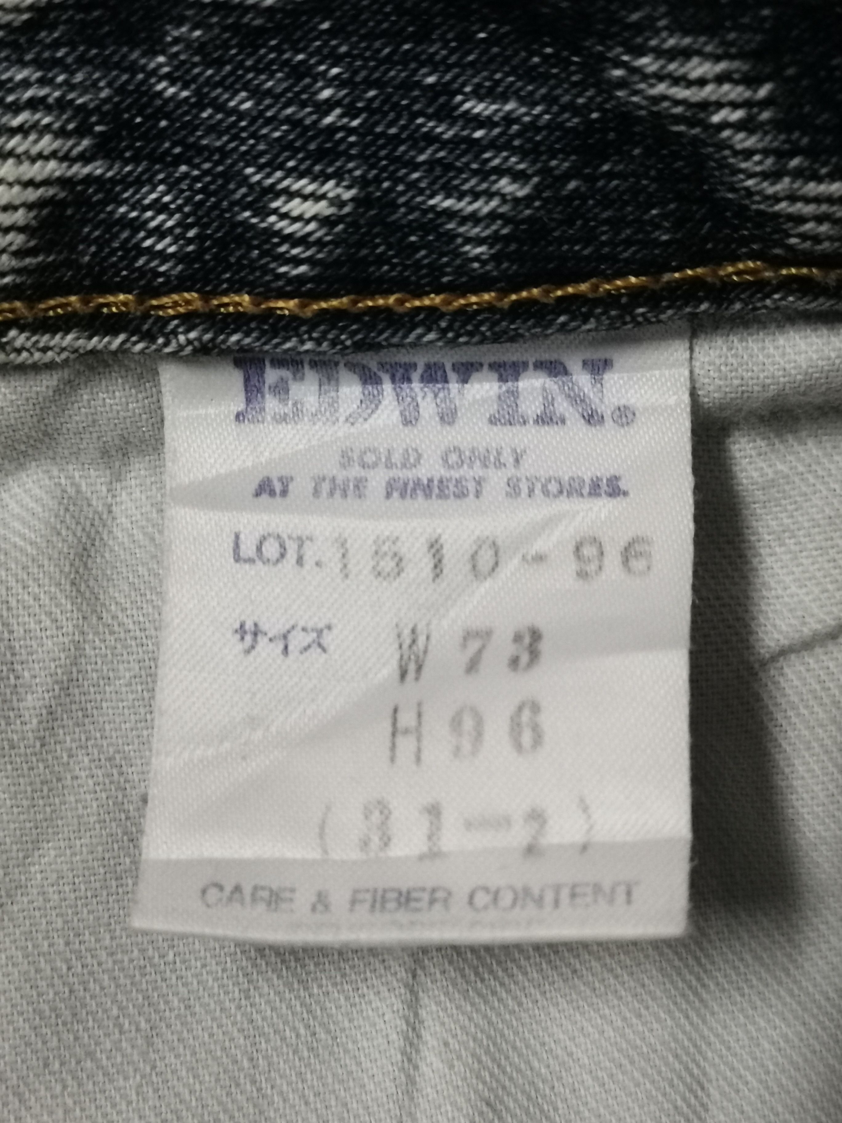 Edwin Vintage Edwin Acid Wash Denim Size US 30 / EU 46 - 9 Thumbnail