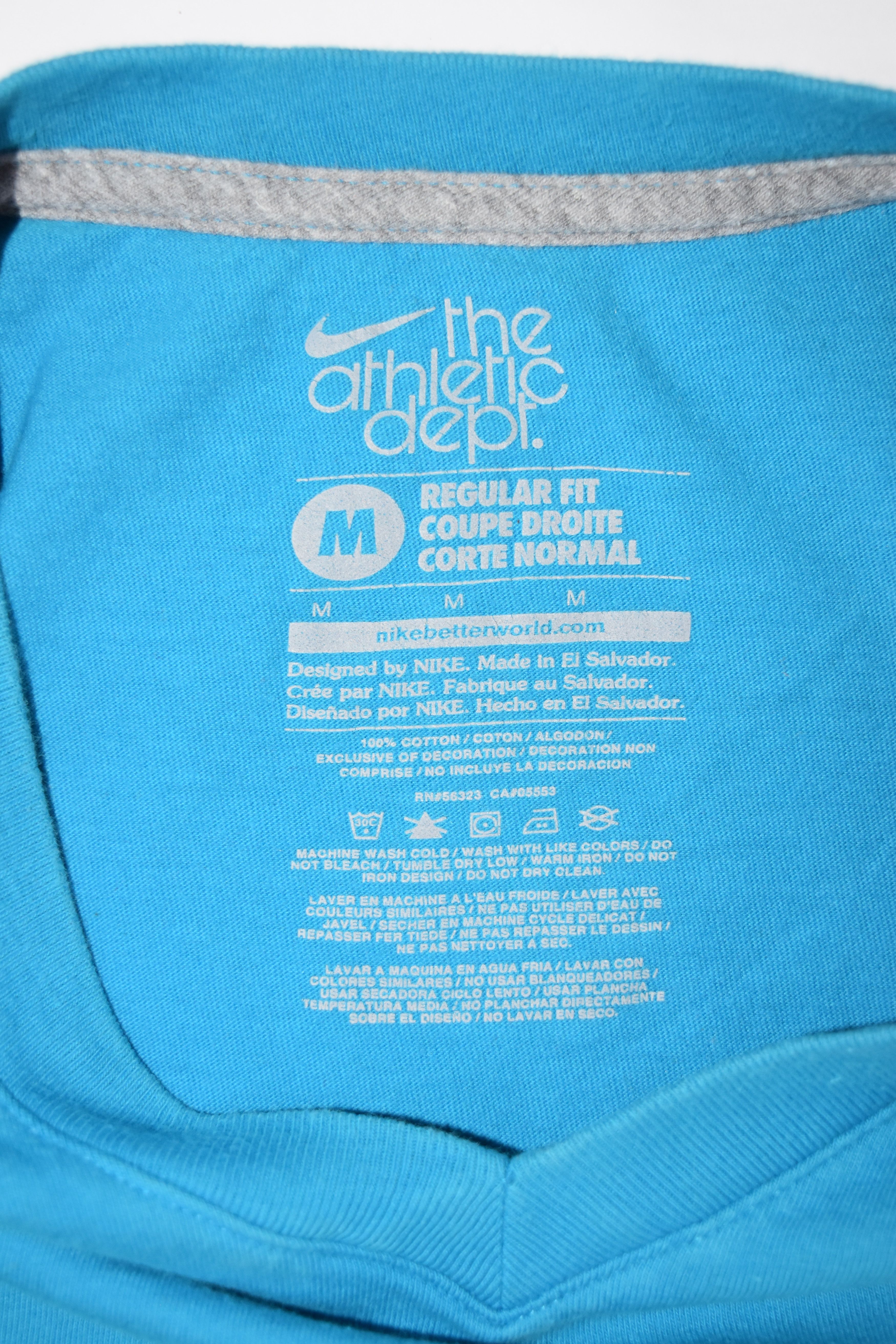 Nike Nike Swoosh Baby Blue Tee Size US M / EU 48-50 / 2 - 2 Thumbnail