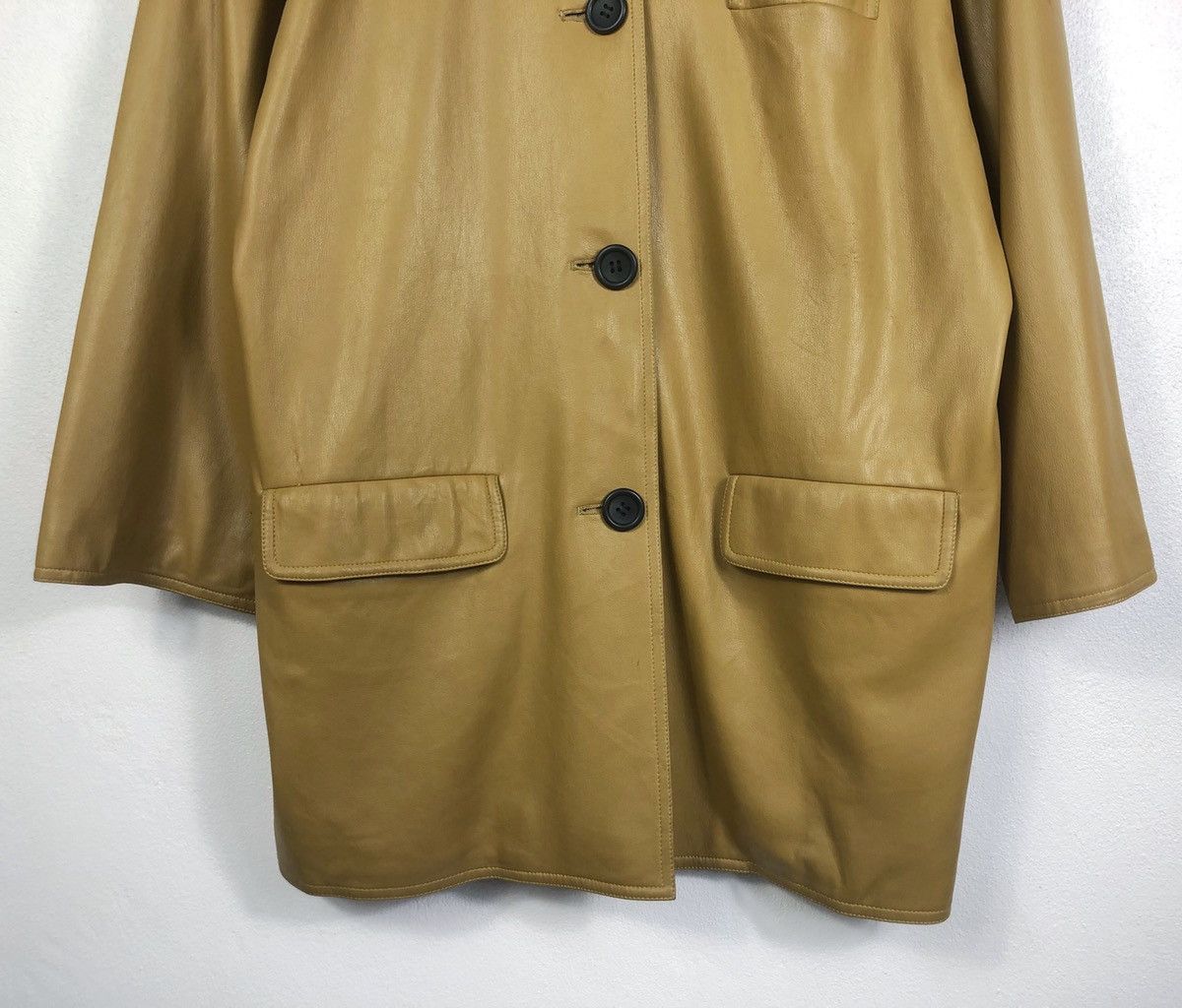Christian Dior Monsieur × Vintage Vintage Distressed Christian Dior Artificial Leather Jacket Size US L / EU 52-54 / 3 - 4 Thumbnail