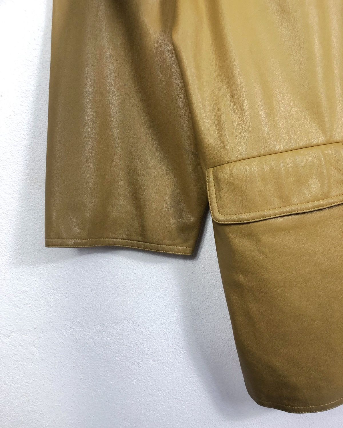 Christian Dior Monsieur × Vintage Vintage Distressed Christian Dior Artificial Leather Jacket Size US L / EU 52-54 / 3 - 5 Thumbnail