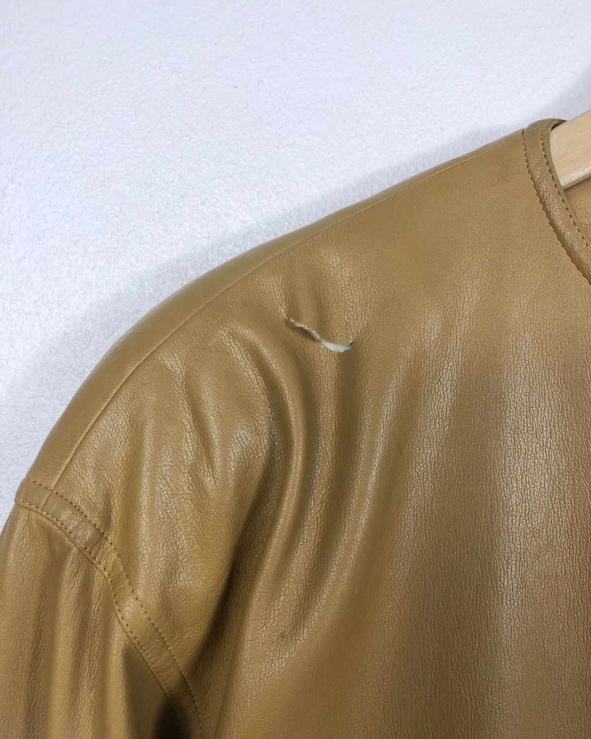 Christian Dior Monsieur × Vintage Vintage Distressed Christian Dior Artificial Leather Jacket Size US L / EU 52-54 / 3 - 13 Thumbnail