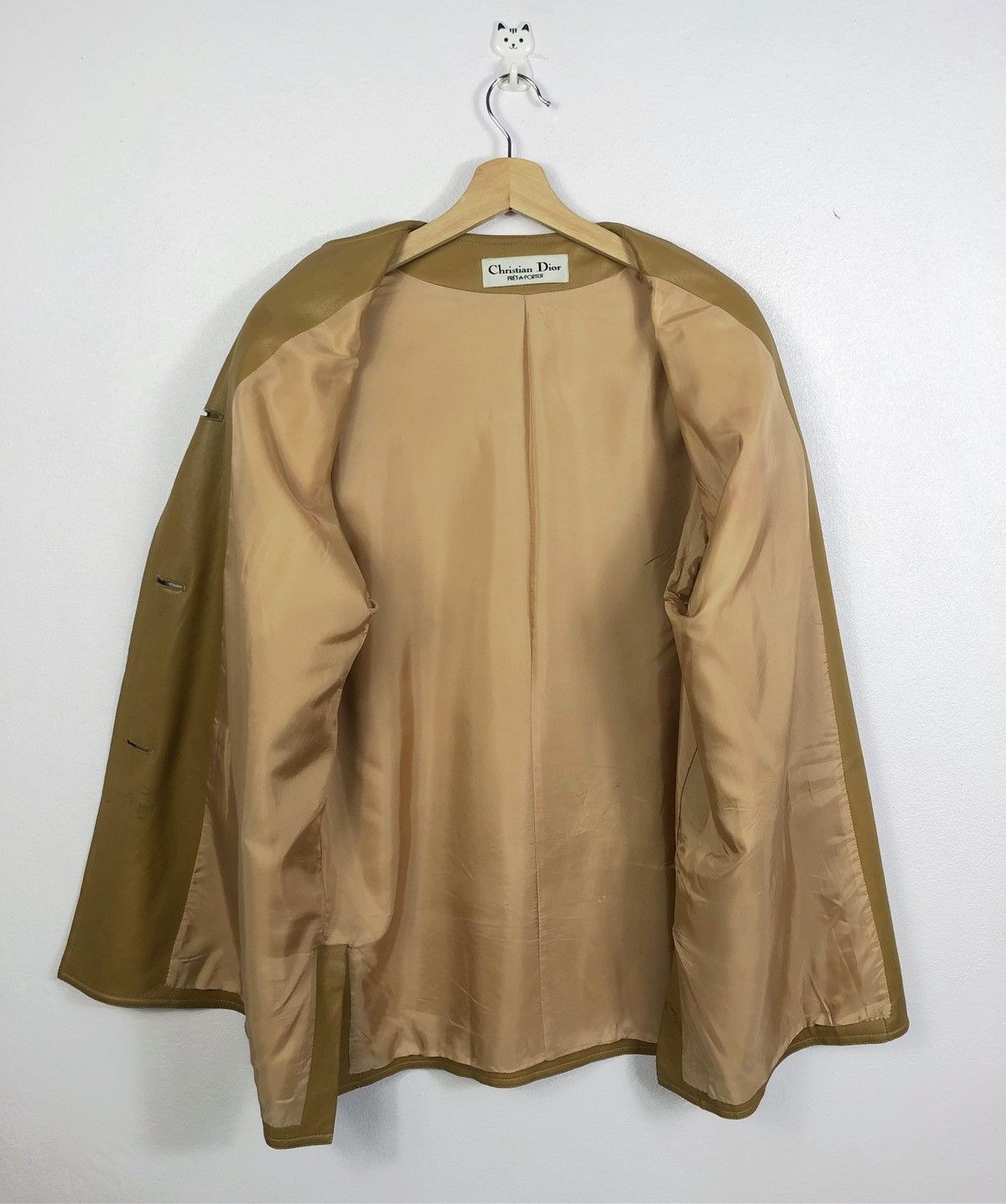 Christian Dior Monsieur × Vintage Vintage Distressed Christian Dior Artificial Leather Jacket Size US L / EU 52-54 / 3 - 8 Thumbnail