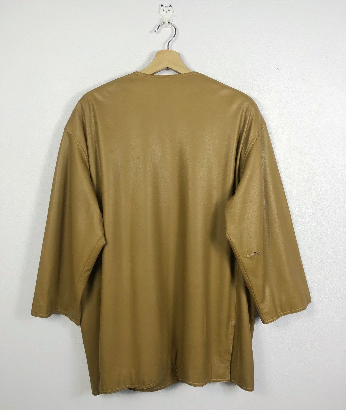 Christian Dior Monsieur × Vintage Vintage Distressed Christian Dior Artificial Leather Jacket Size US L / EU 52-54 / 3 - 7 Thumbnail