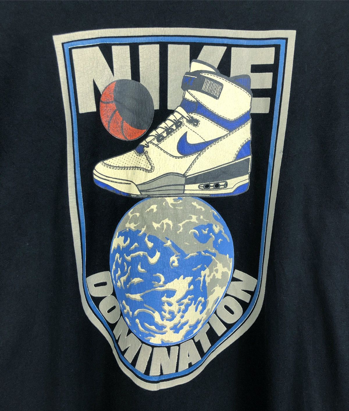 Nike Rare Nike Basketball Tee Size US L / EU 52-54 / 3 - 3 Thumbnail