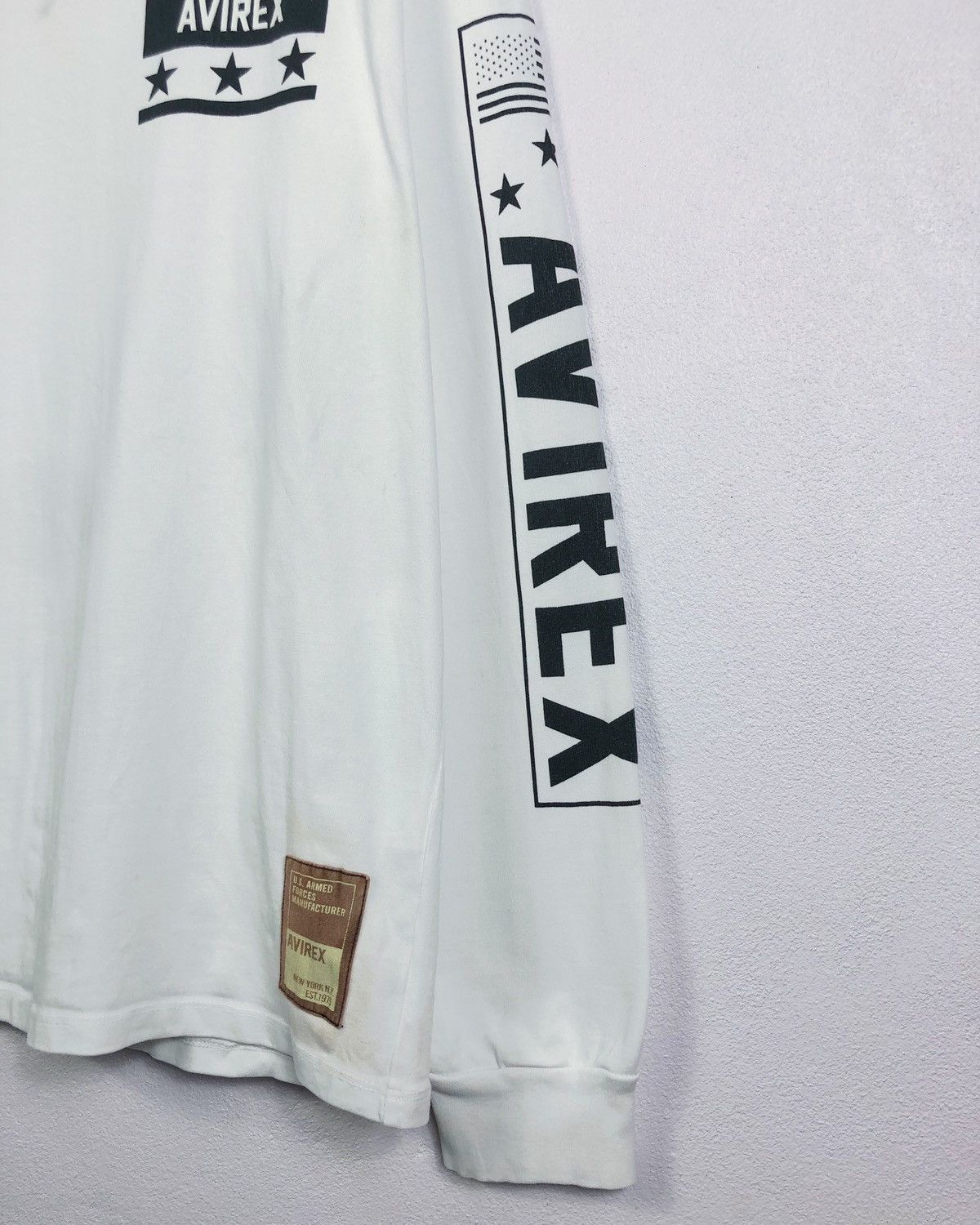 Avirex × Vintage Rare Vintage Avirex US Armed Forces L/S Tee Size US XL / EU 56 / 4 - 7 Thumbnail