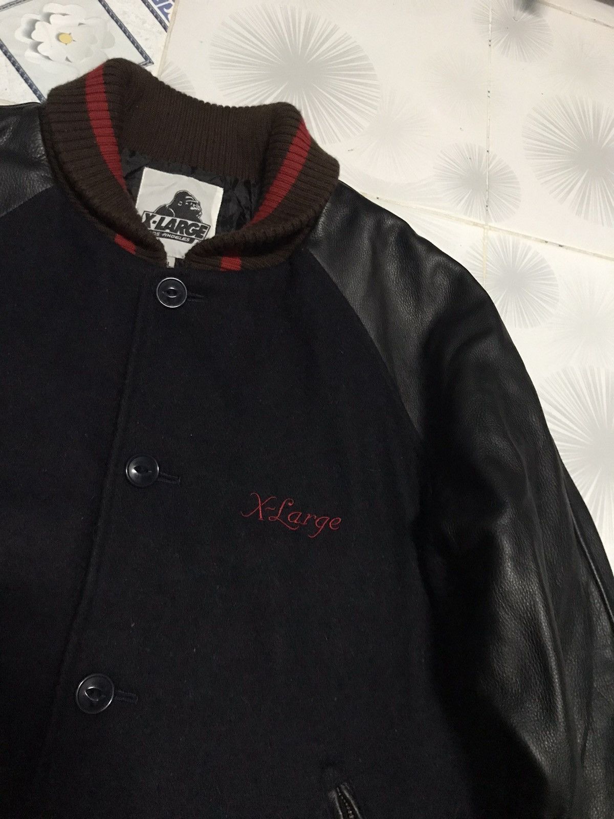 X-LARGE Los Angeles 1991 Wool + Cowhide Heavy Coat Size US M / EU 48-50 / 2 - 10 Thumbnail