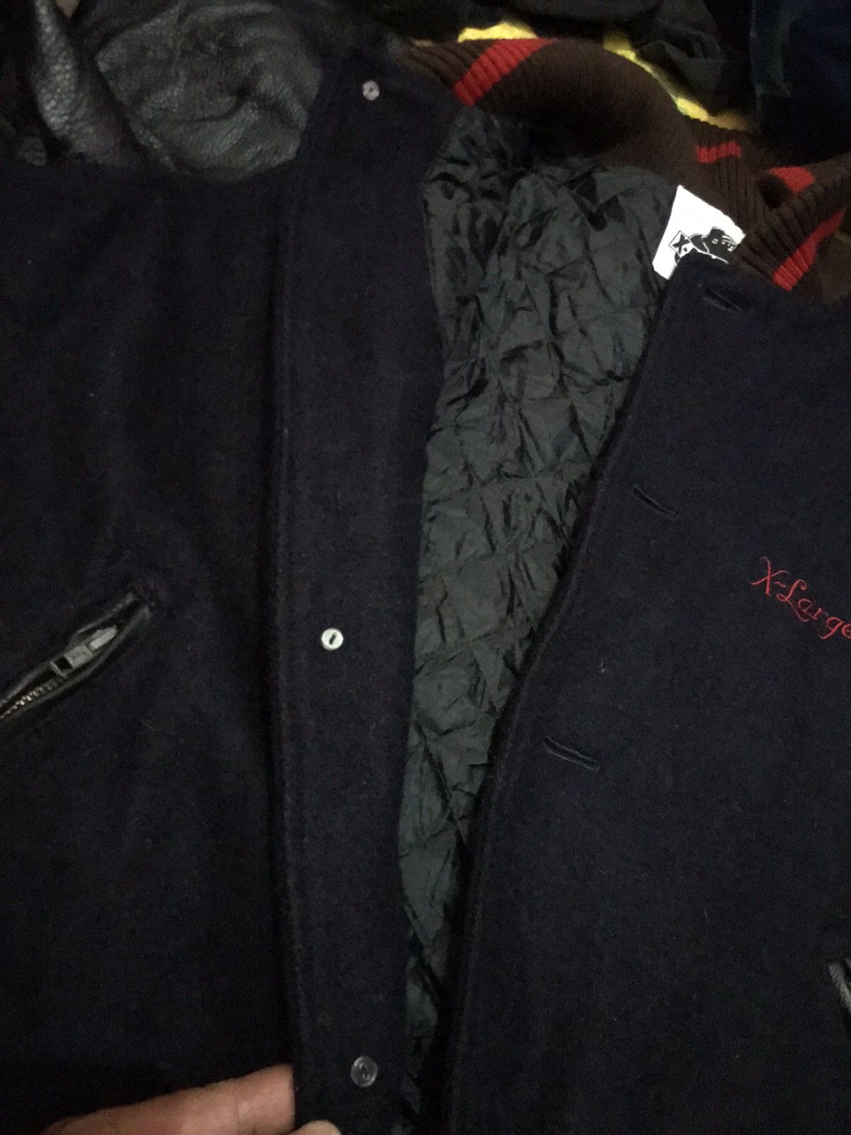 X-LARGE Los Angeles 1991 Wool + Cowhide Heavy Coat Size US M / EU 48-50 / 2 - 17 Thumbnail