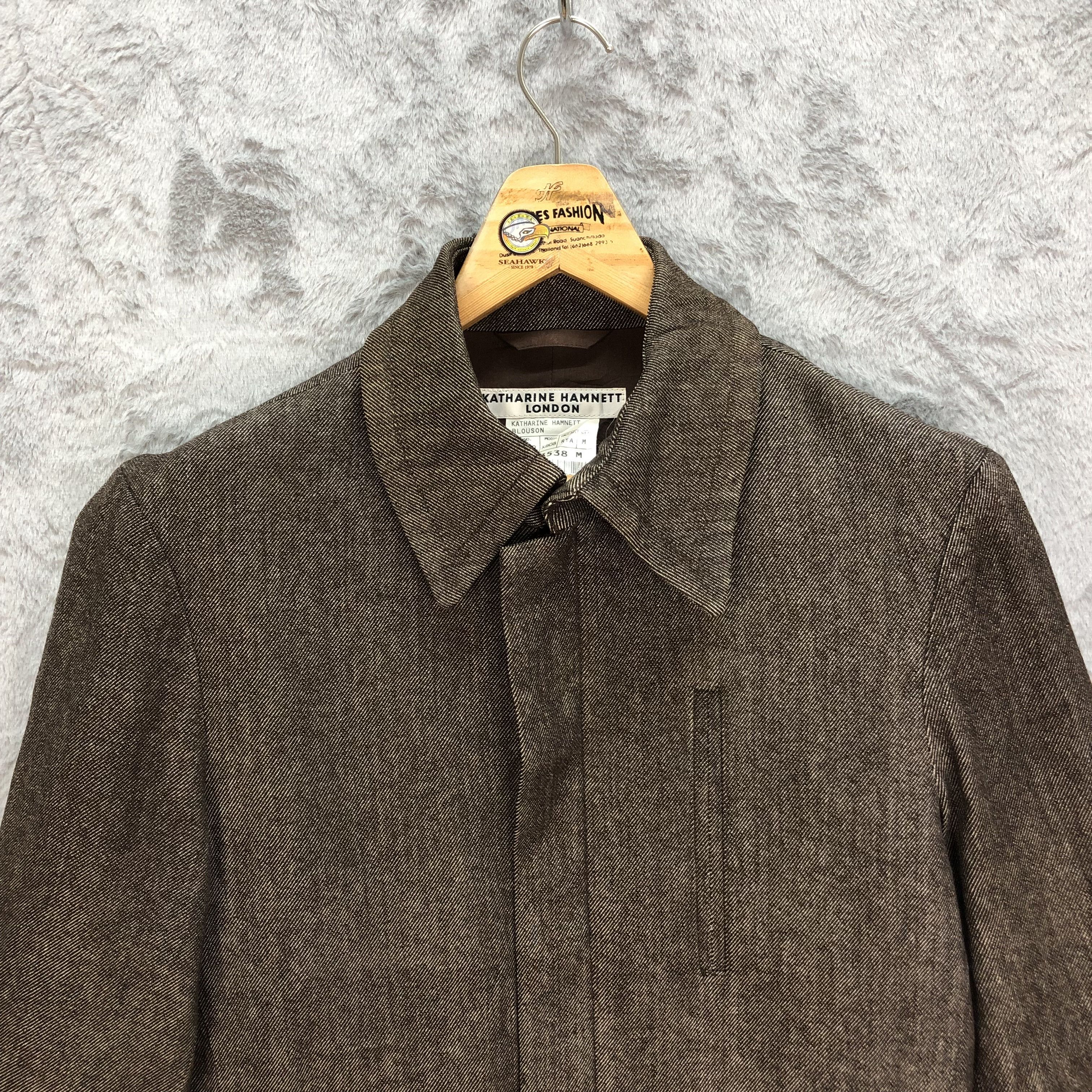 Katharine Hamnett London Katharine Hamnett London Blouson Collared Jacket #5467-191 Size M / US 6-8 / IT 42-44 - 2 Thumbnail