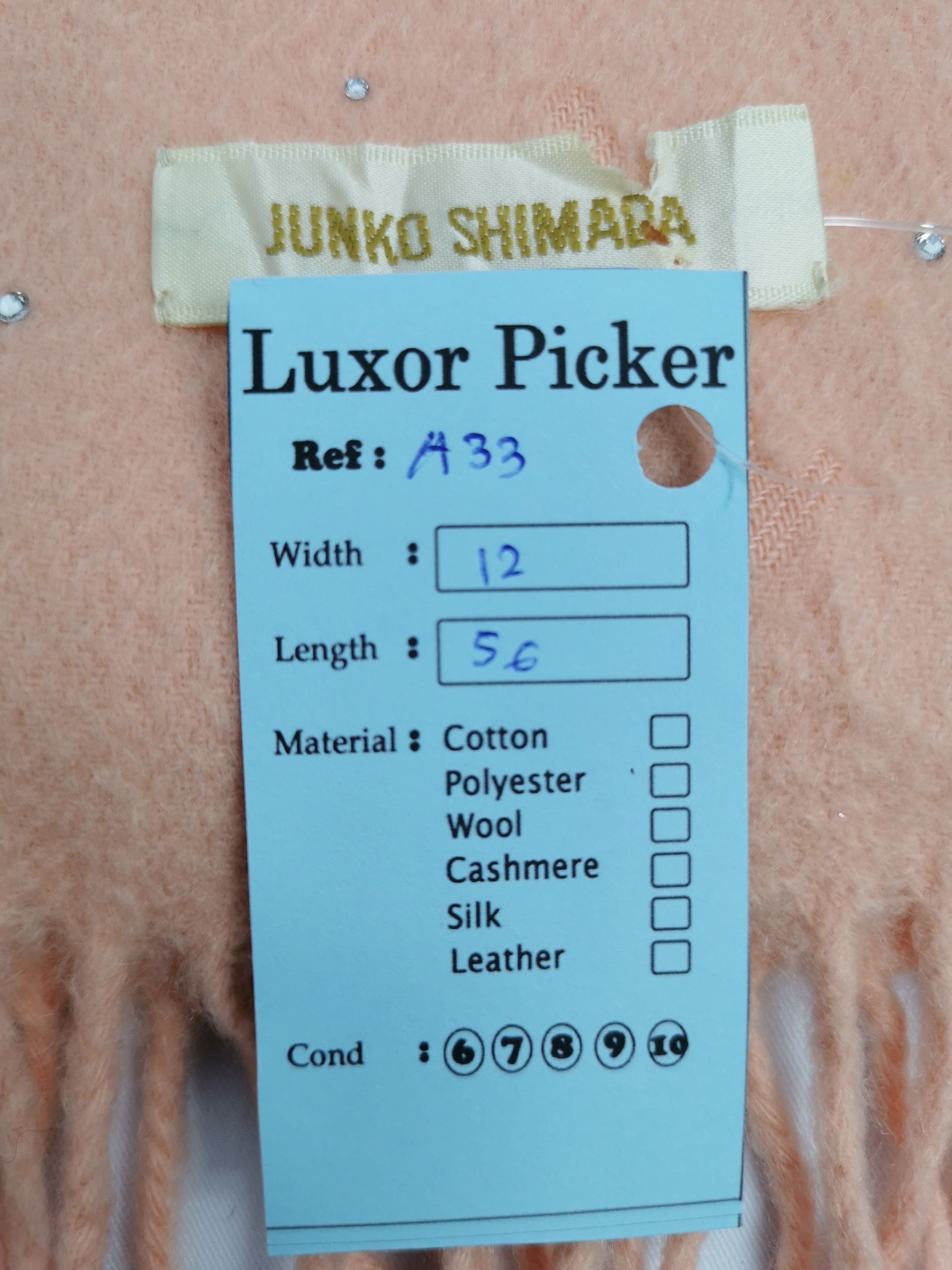 Japanese Brand × Vintage Junko shimada scarf muffler Size ONE SIZE - 5 Thumbnail