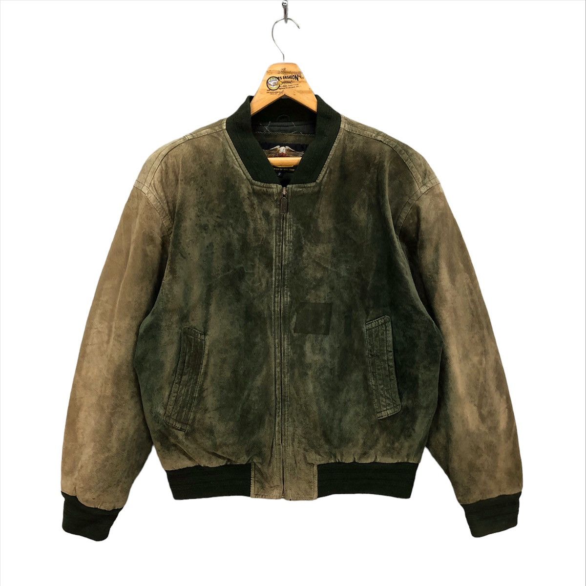 Harley Davidson VINTAGE HARLEY DAVIDSON SUEDE LEATHER JACKET #6114-48 Size US L / EU 52-54 / 3 - 3 Thumbnail