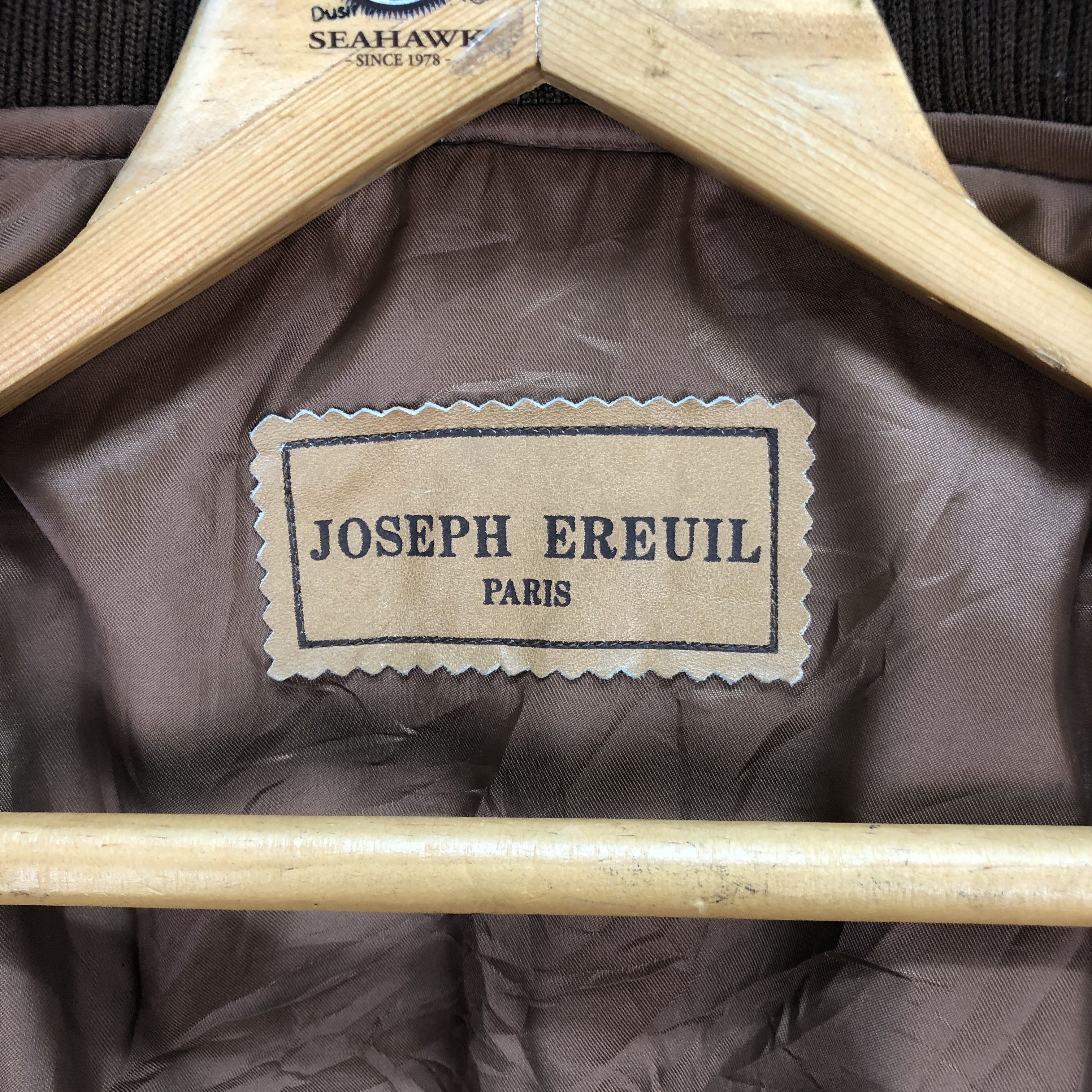 Japanese Brand JOSEPH EREUIL COLORFUL SHEEP LEATHER WOOL BOMBER #5764-206 Size US L / EU 52-54 / 3 - 10 Thumbnail