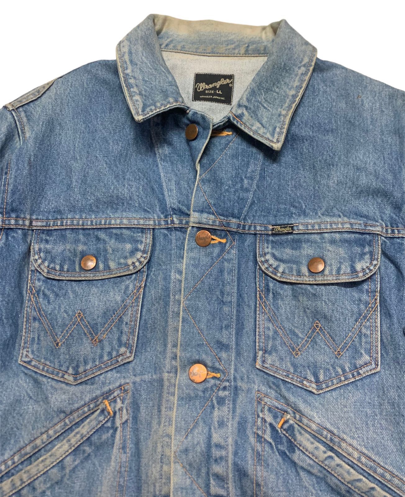 Denim Jacket × Vintage × Wrangler Wrangler Jacket Japan Edition As Worn ...