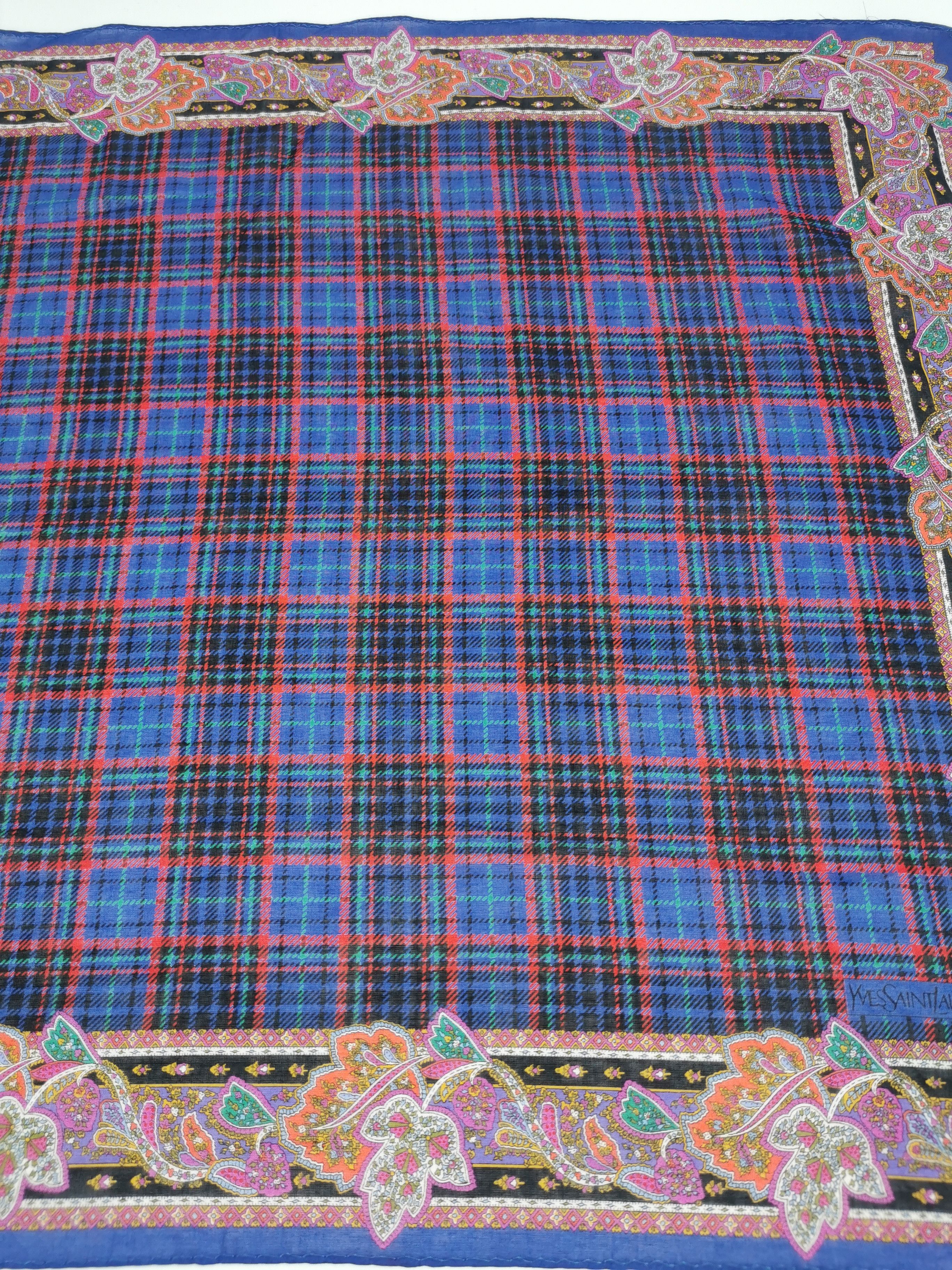 Vintage × Yves Saint Laurent Yves saint laurent handkerchief bandana neckerchief Size ONE SIZE - 5 Thumbnail