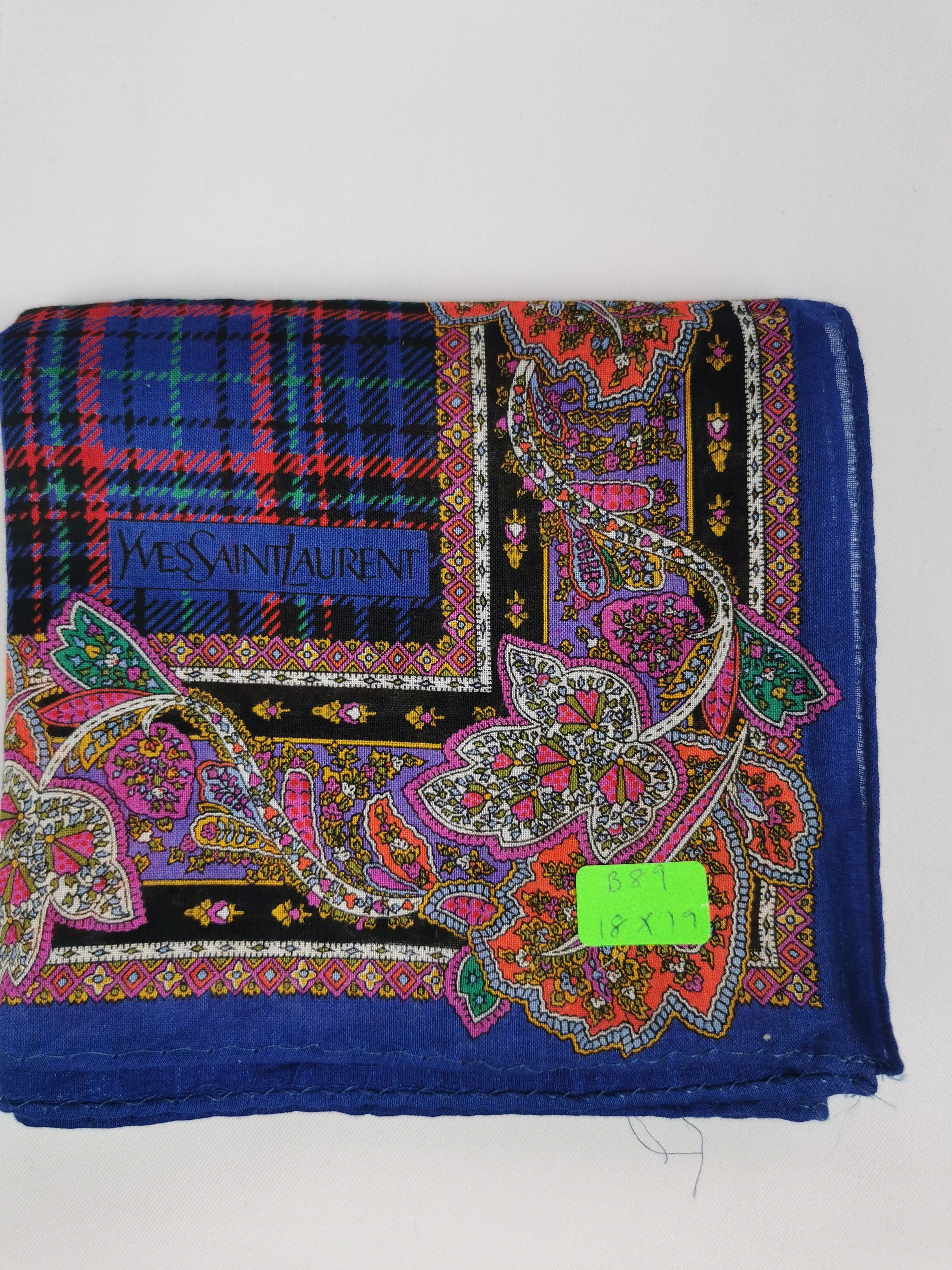 Vintage × Yves Saint Laurent Yves saint laurent handkerchief bandana neckerchief Size ONE SIZE - 4 Thumbnail