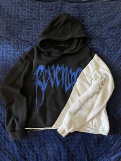 Revenge blue store split hoodie