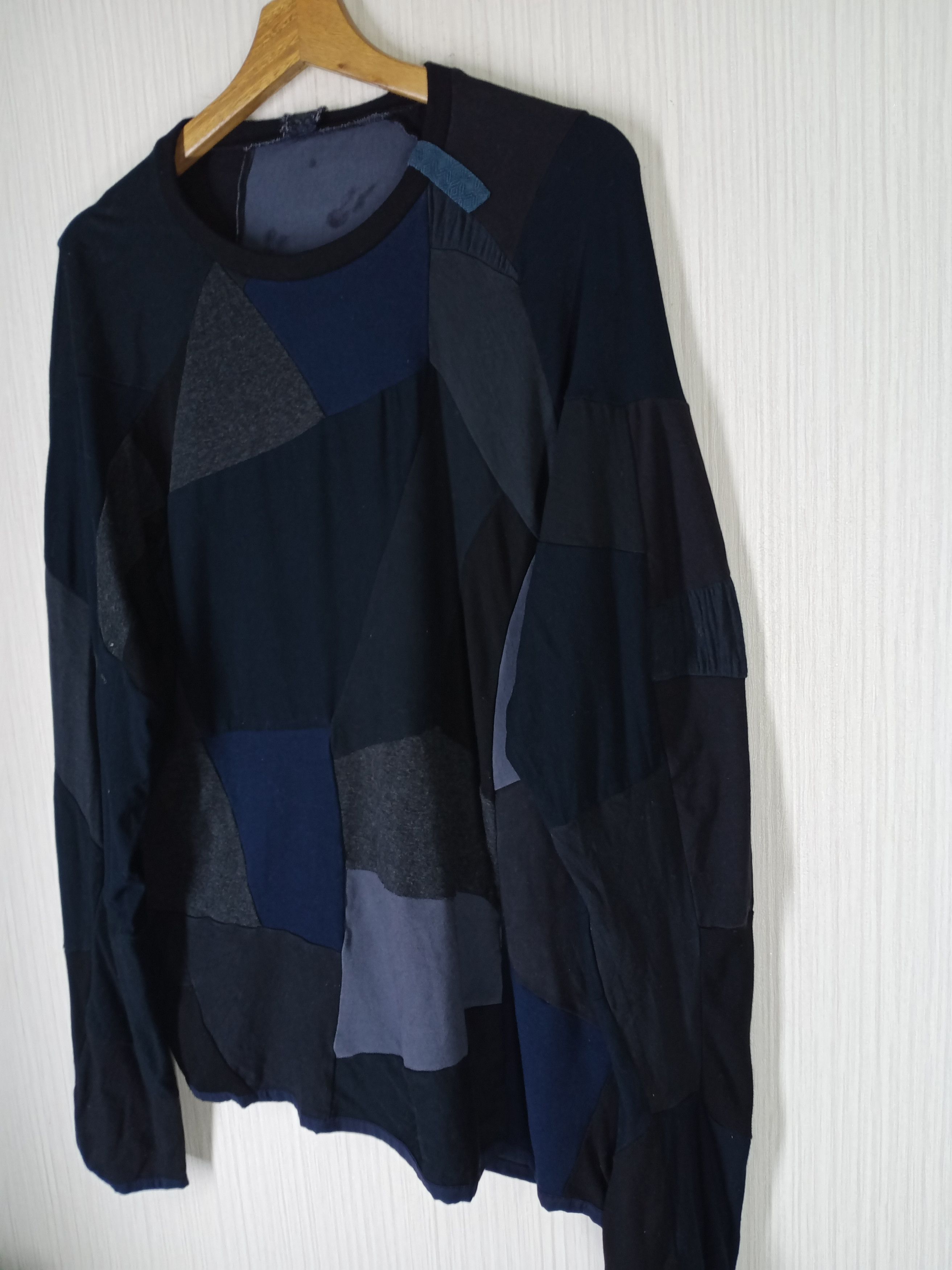 Casey Casey Rare Casey Vidalenc Patchwork Design Long Sleeve Size US L / EU 52-54 / 3 - 5 Thumbnail