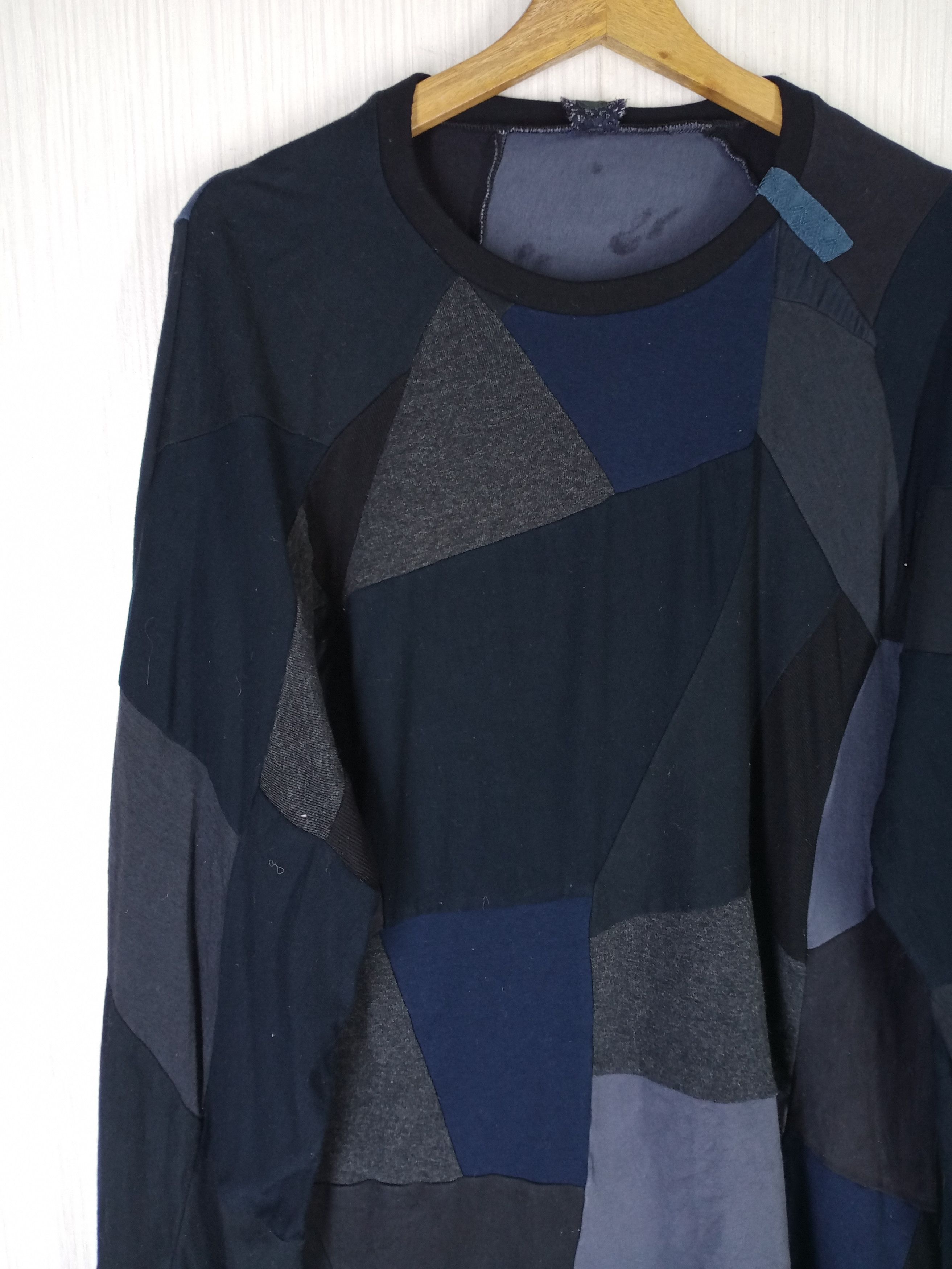 Casey Casey Rare Casey Vidalenc Patchwork Design Long Sleeve Size US L / EU 52-54 / 3 - 9 Thumbnail