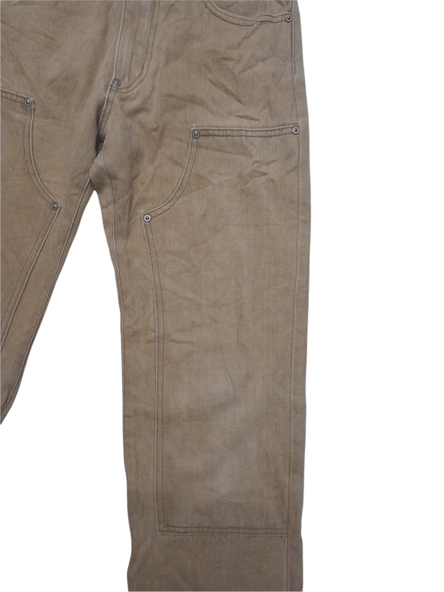 Japanese Brand VANDA VILLE Double Knee Denim (D742) w27 Size US 27 - 2 Thumbnail